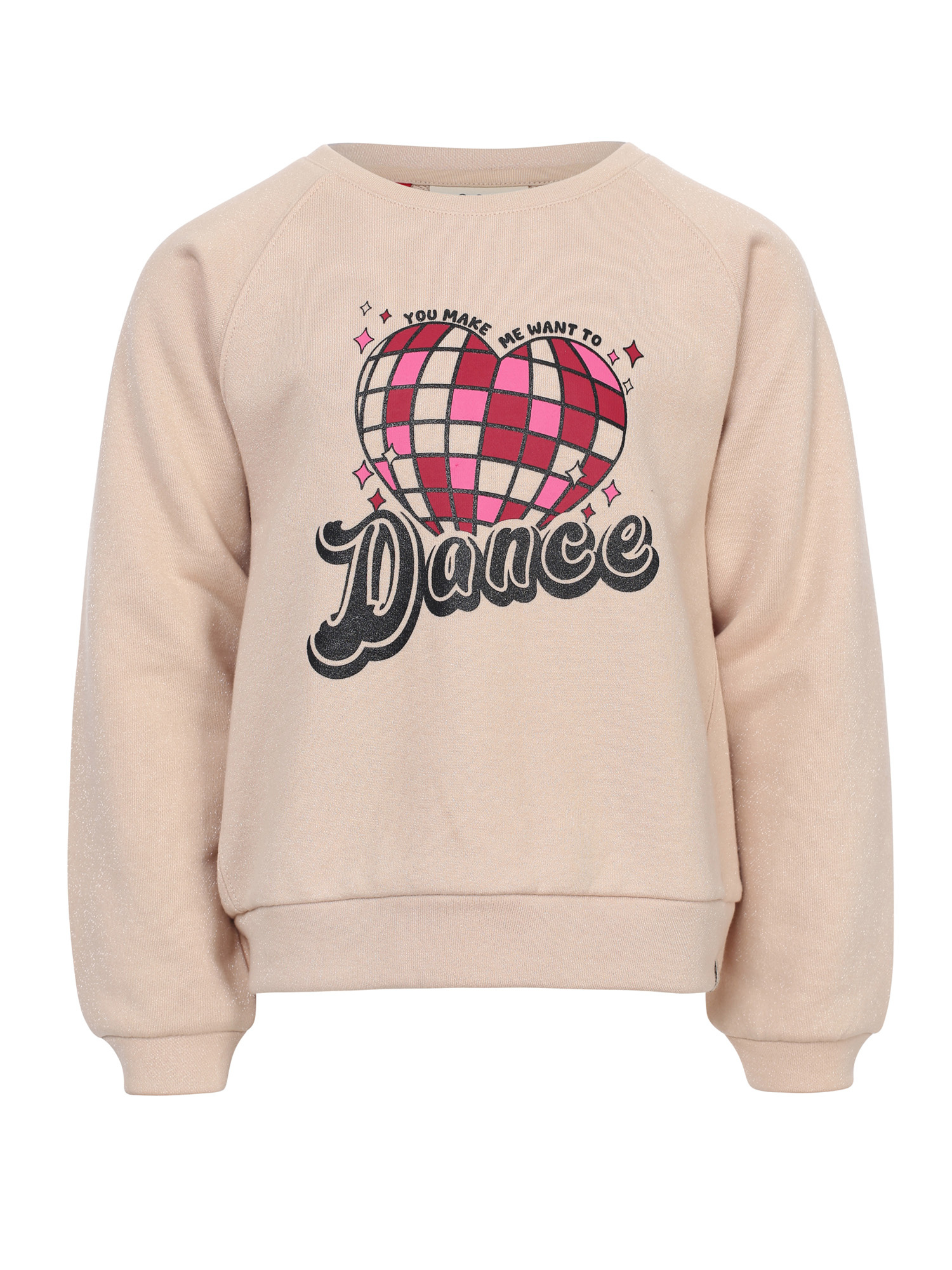 LOOXS Little winter sweater meisjes - beige - lurex