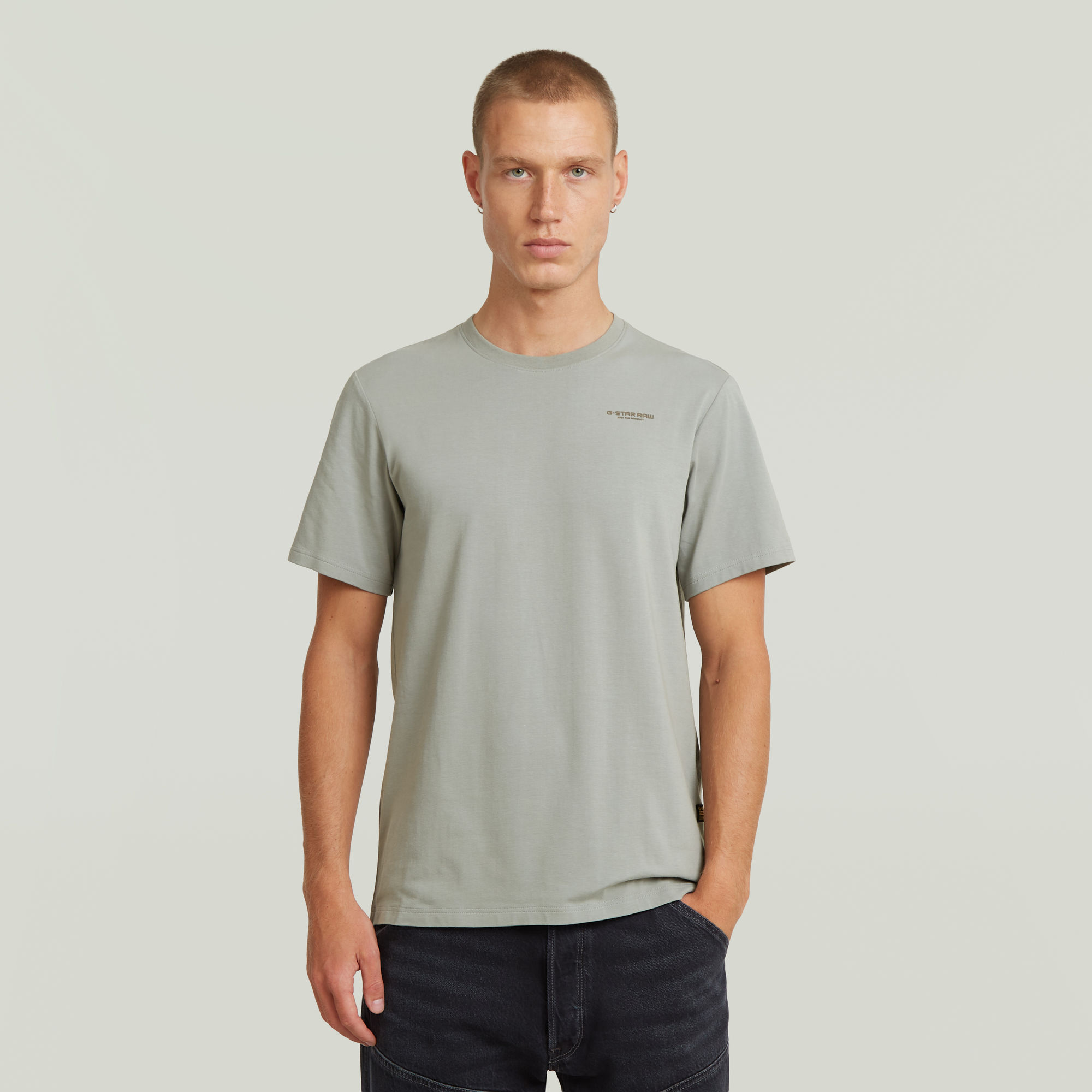 G-Star RAW Slim Base T-Shirt - Grijs - Heren
