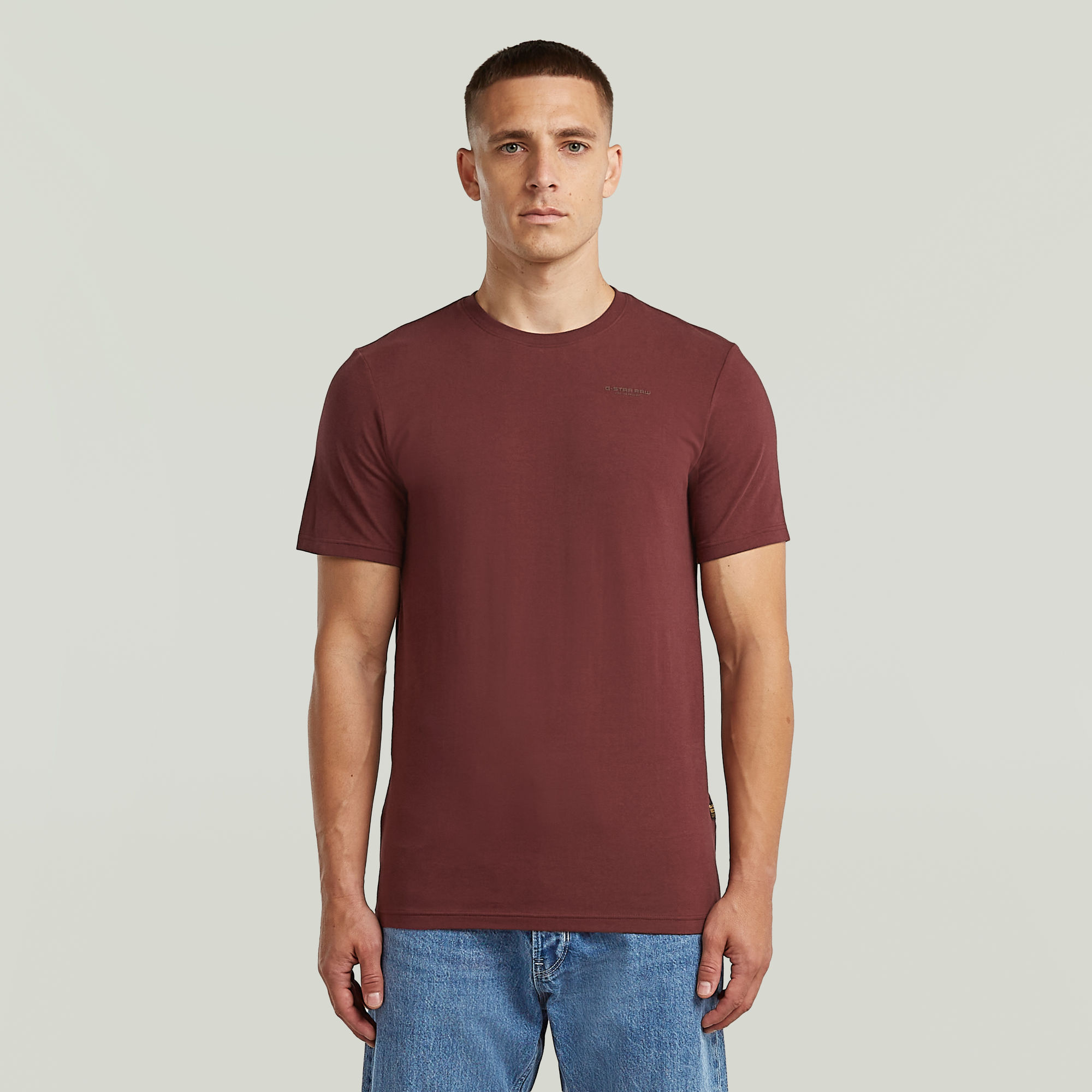 G-Star RAW Slim Base T-Shirt - Rood - Heren