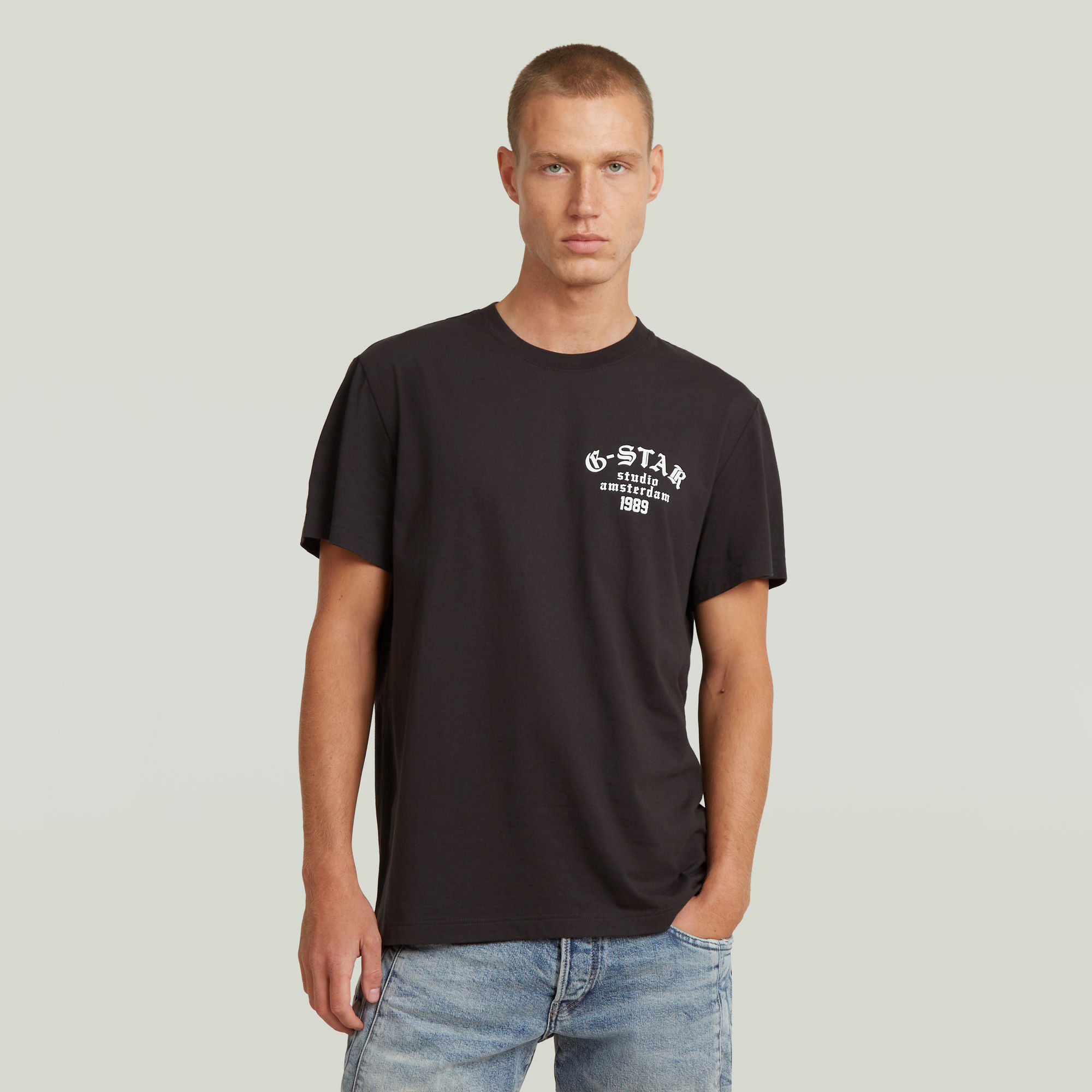 G-Star RAW Studio AMS T-shirt - Zwart - Heren