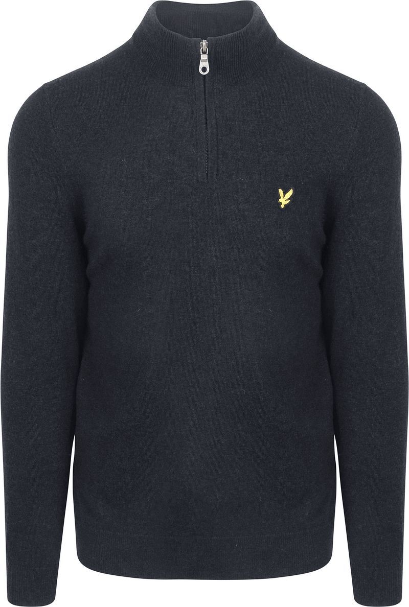 Lyle and Scott Lyle & Scott Half Zip Pullover Lamswol Navy