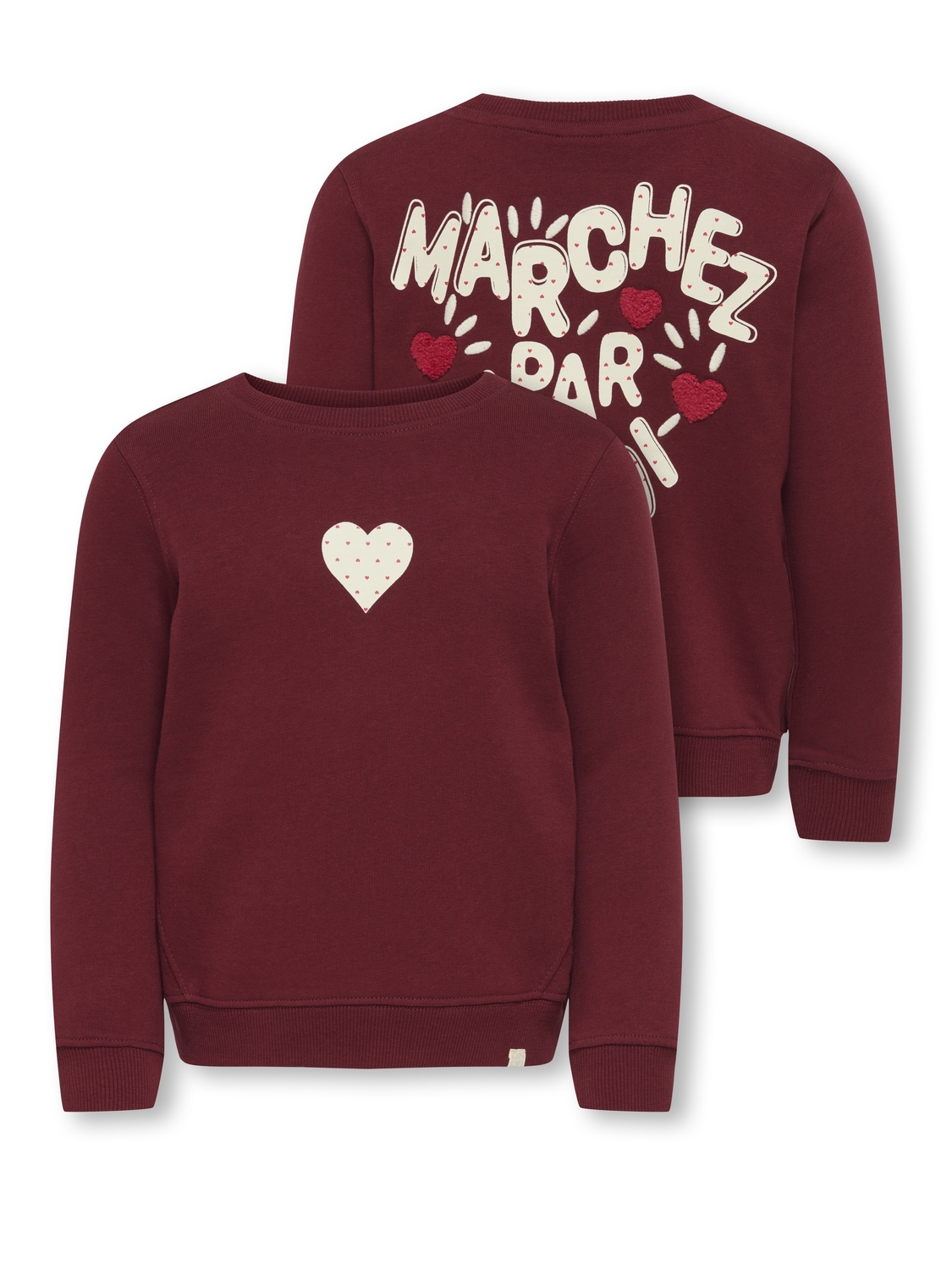 Only Kids Kmgfrida Life L/s Reg O-neck Bru Sw: