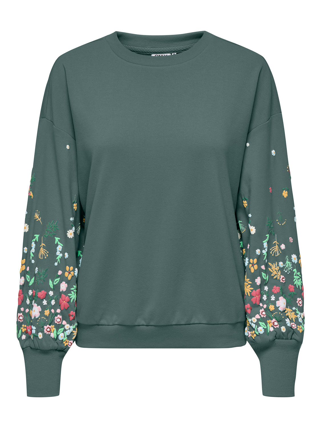 Only Onlbrooke L/s O-neck Flower Swt Noo: