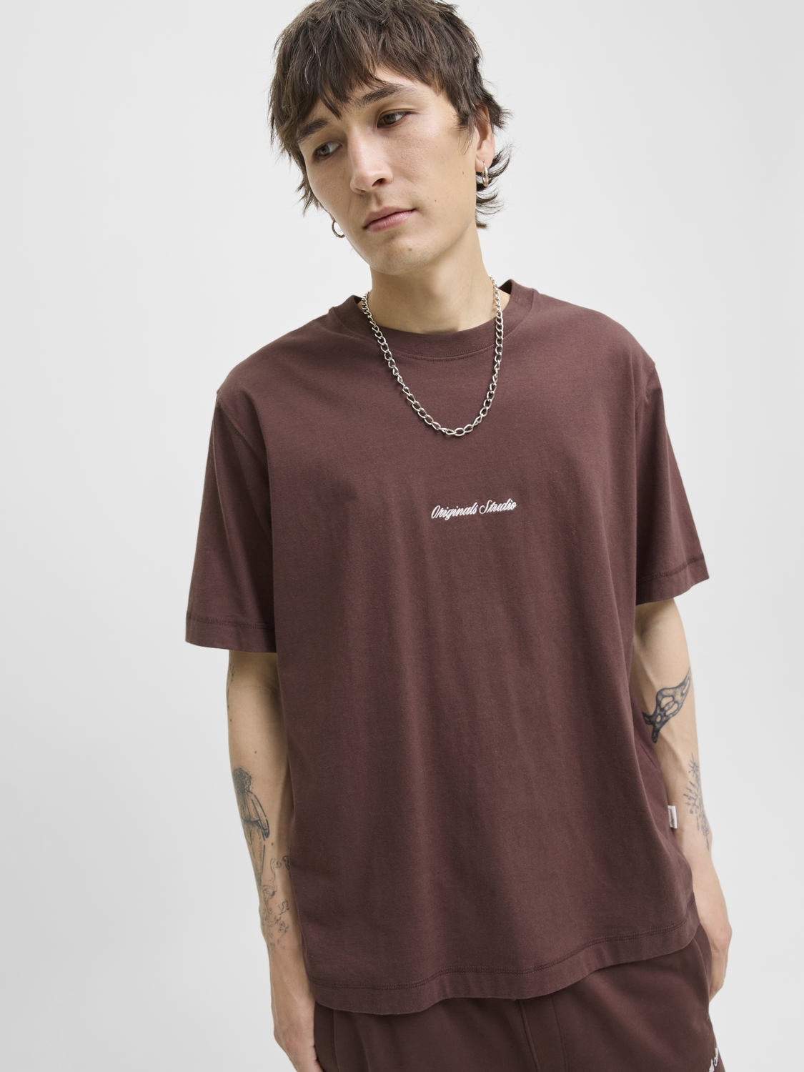 Jack and Jones Jornorrebro Emb Tee Ss Crew Neck No: