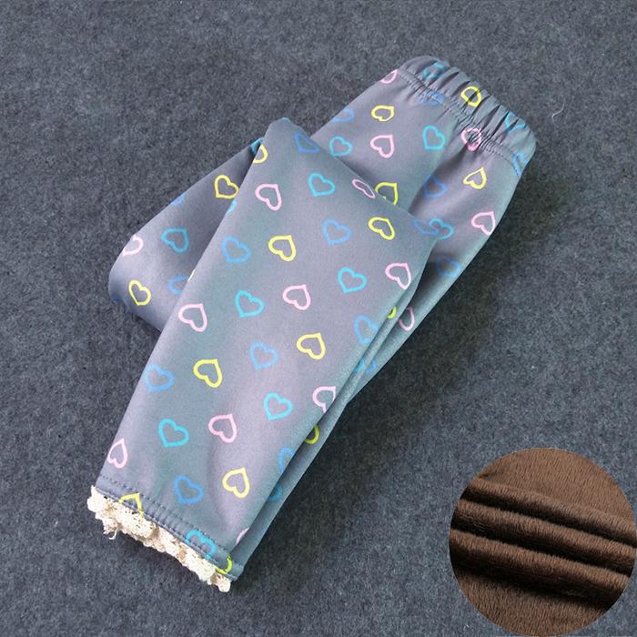 QEENRAAN Kinderen Dikke Legging Meisjes Herfst Winter Plus Fluwelen Broek Baby Meisjes Jongens Broeken Infantil Kinderkleding 100 blauw