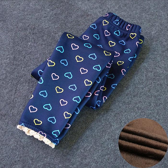 QEENRAAN Kinderen Dikke Legging Meisjes Herfst Winter Plus Fluwelen Broek Baby Meisjes Jongens Broeken Infantil Kinderkleding 110
