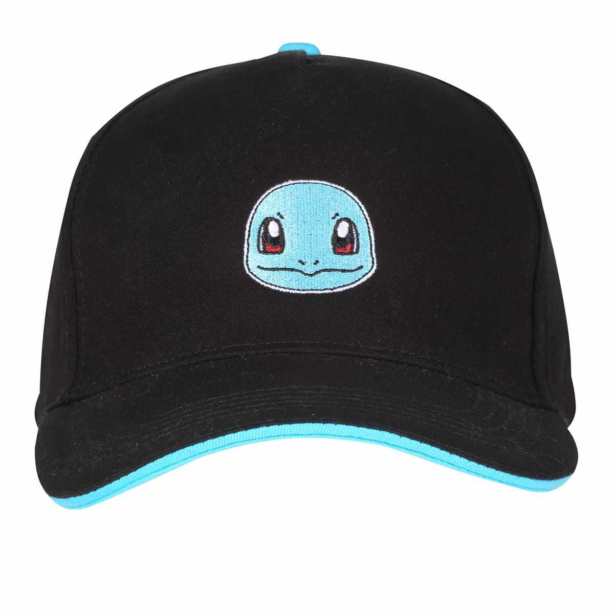 Pokemon Squirtle Badge Baseball Cap One Size zwart