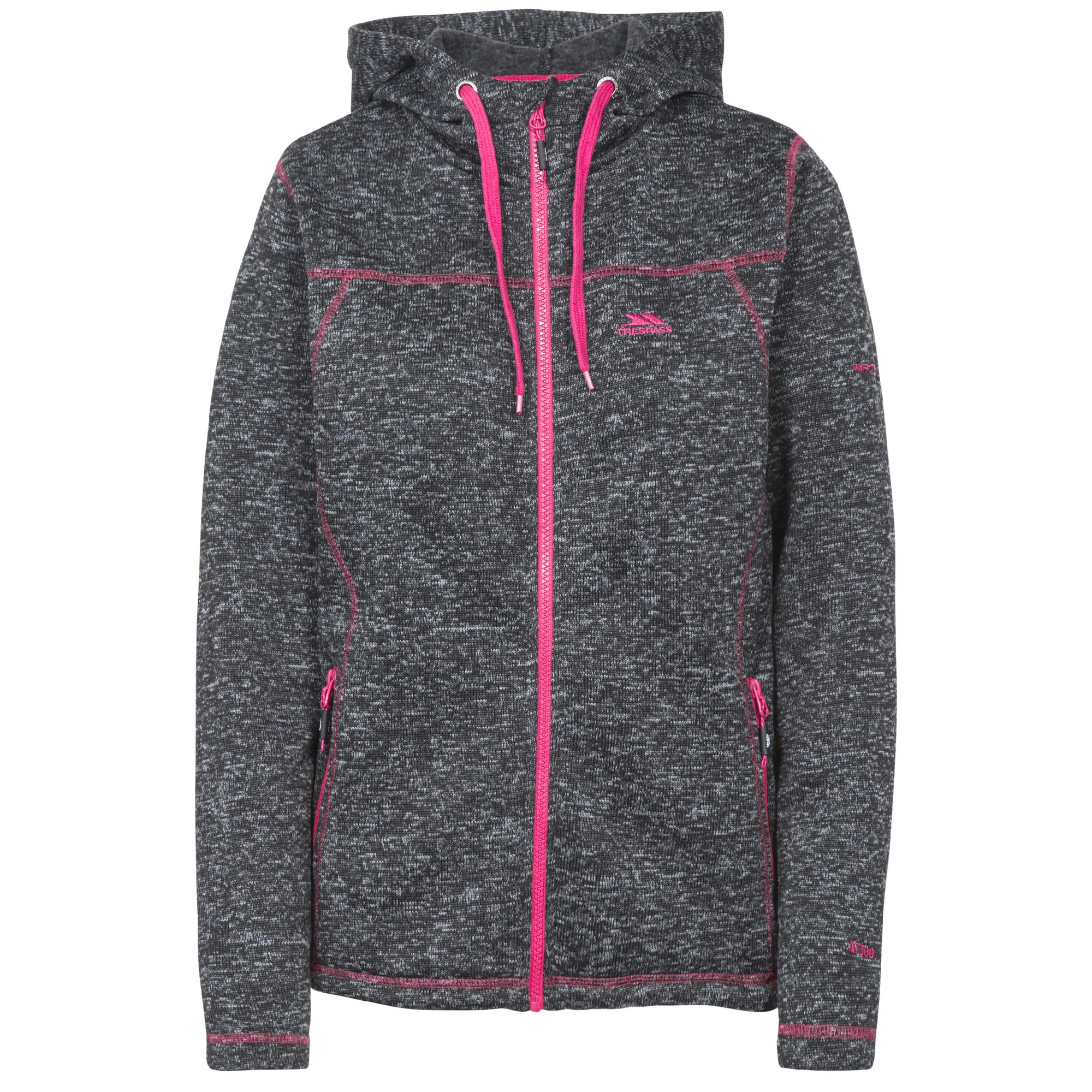Trespass Vrouwen/dames odelia full zip fleece hoodie