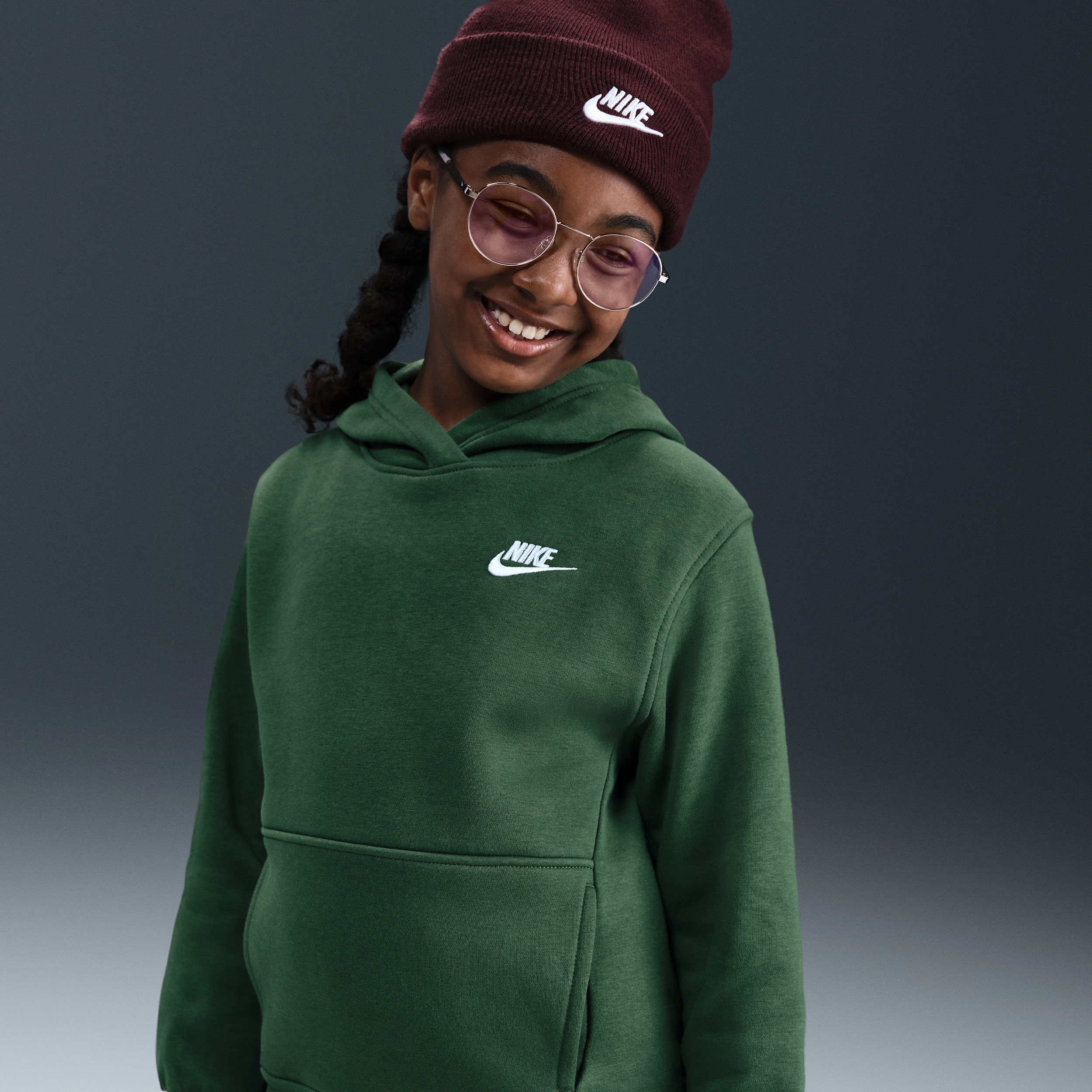 Nike Sportswear Hoodie K NSW CLUB FLC HDY LBR