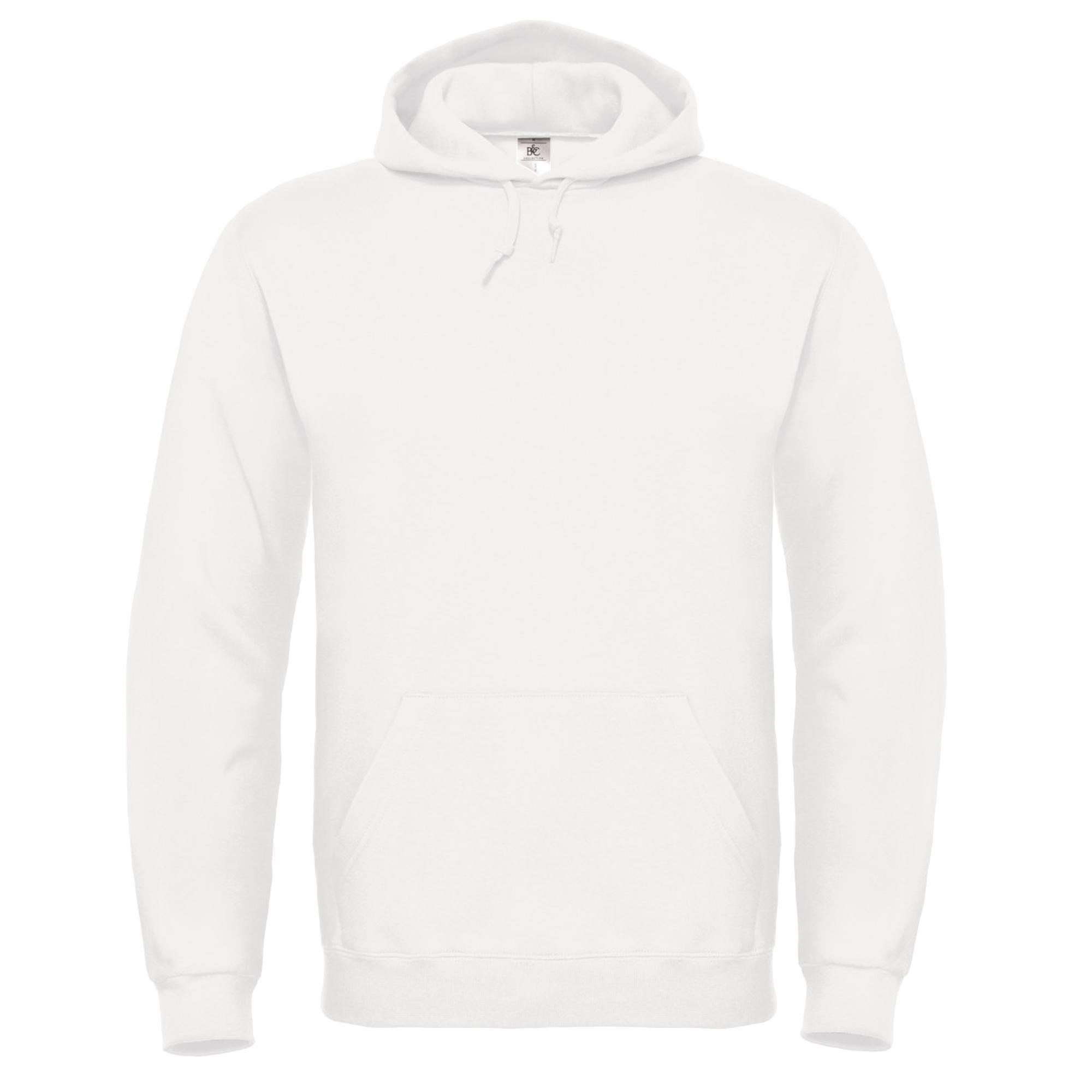 B and C B&C Sweatshirt/hoodie met capuchon, unisex volwassenen 4XL