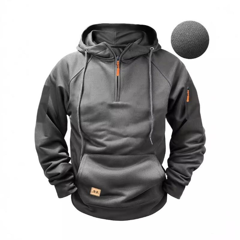 3D Eternal Love Herenhoodie met rits, meerdere zakken, sportcasual jack S grijze kleur