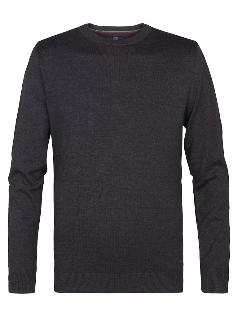 Petrol Industries Men knitwear round neck basic navy