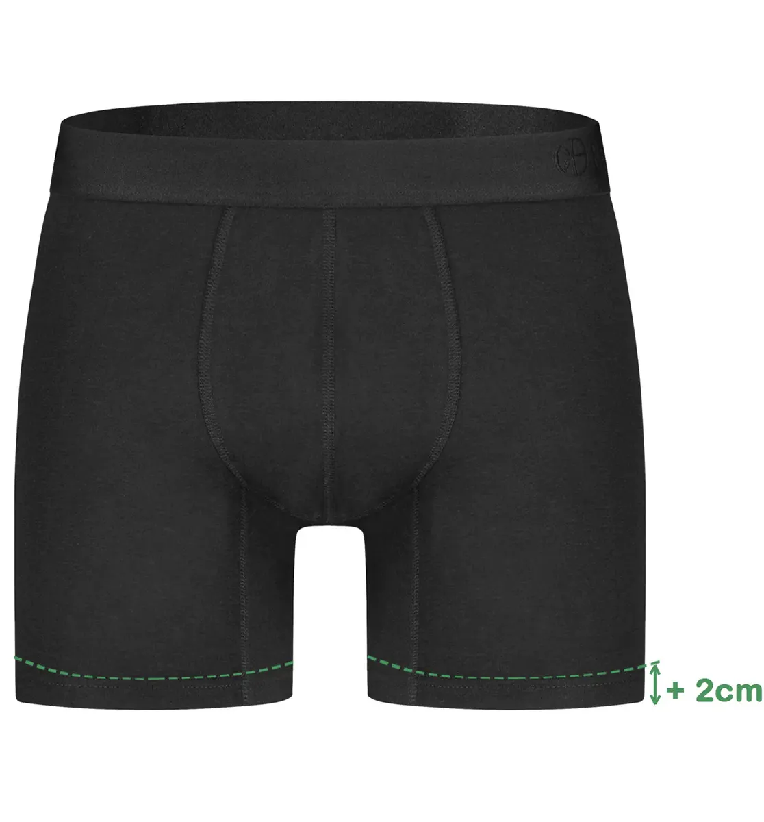 Bamboo Basics 3-pak Extra lange heren boxershorts - Jack - Bamboe ondergoed heren - Onderbroek lange pijpjes - Huidvriendelijk