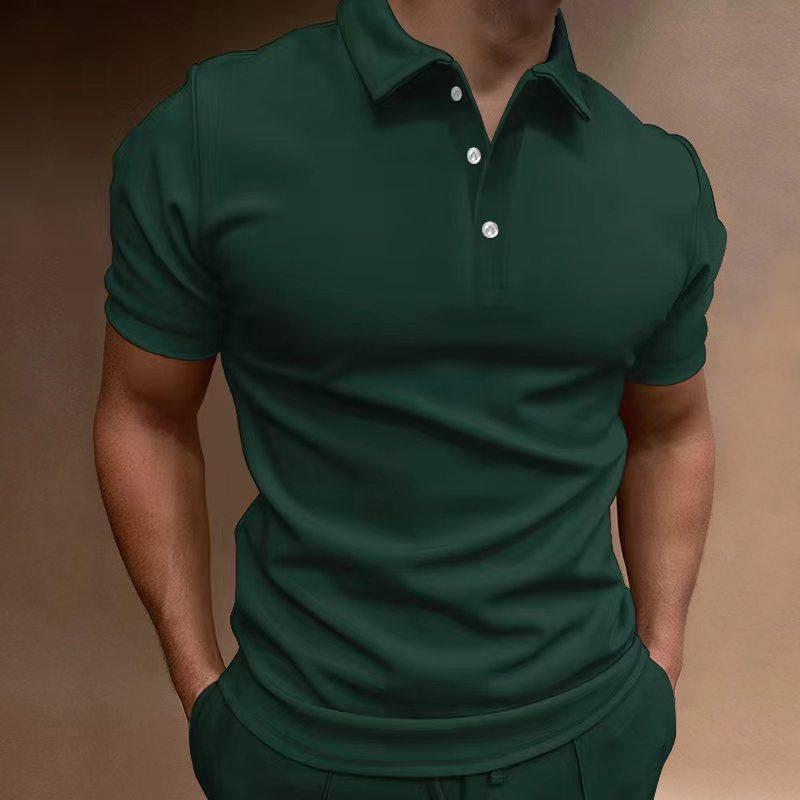 Got Now 2025 Summer European & American Men's Polo Short-Sleeve Button Shirt XL