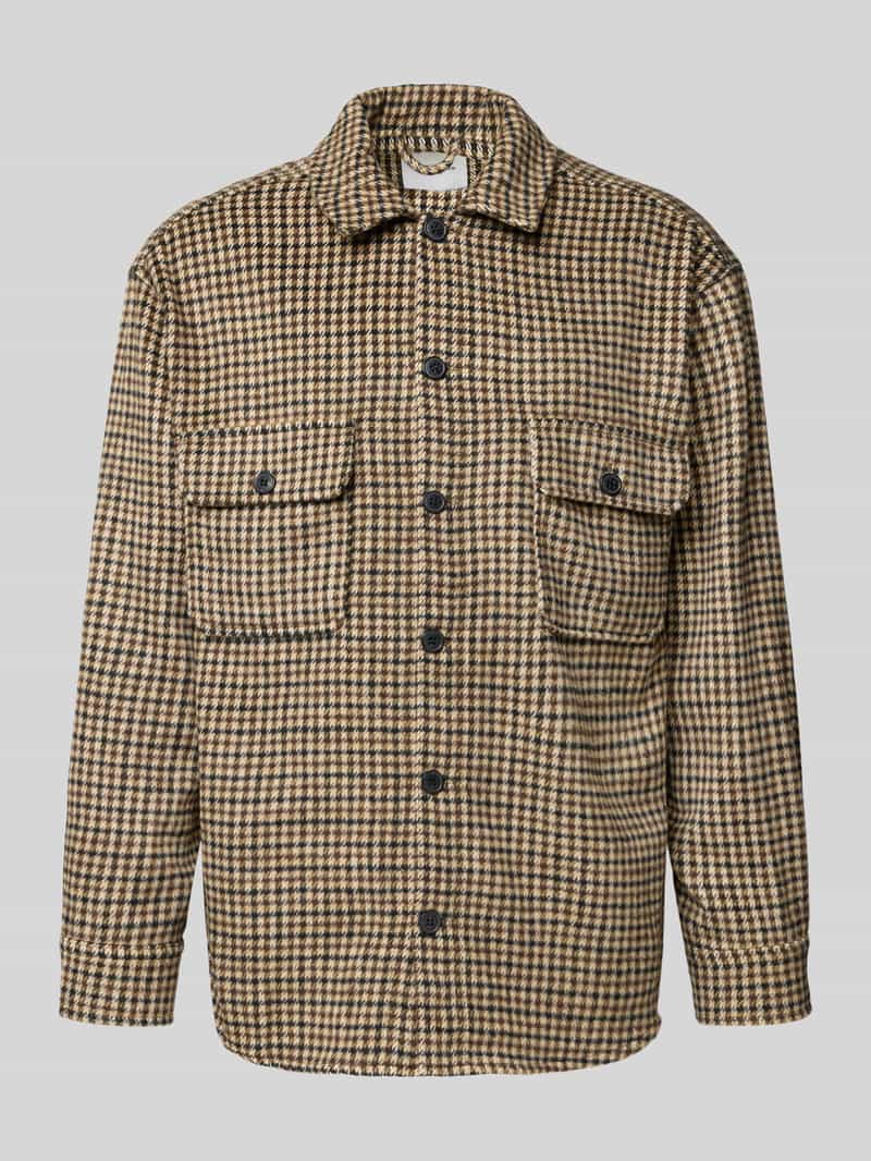 Jack & Jones Overhemd met lange mouwen JJEBRADLEY OLLIE OVERSHIRT LS NOOS