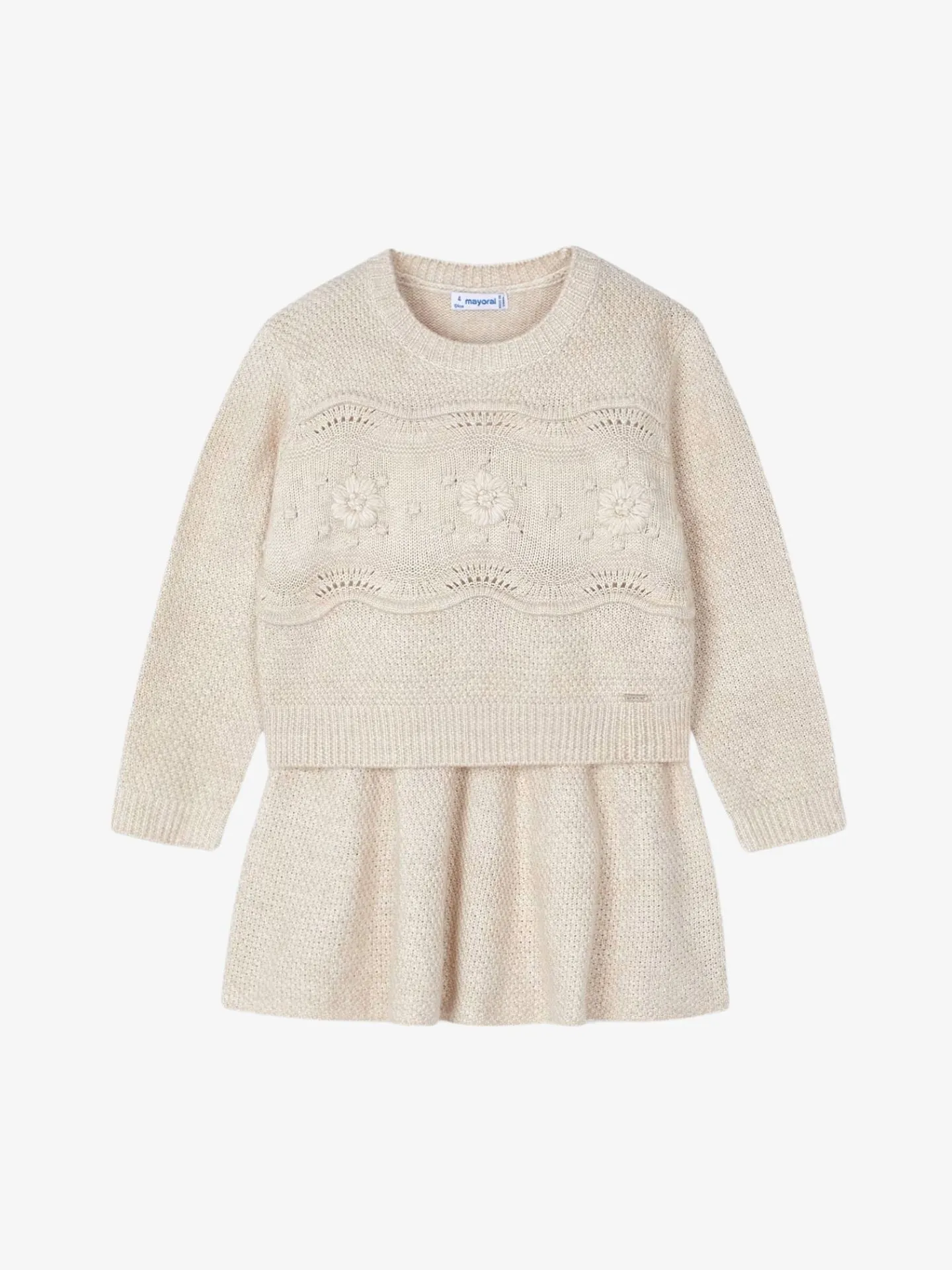 Mayoral Meisjes set rok sand