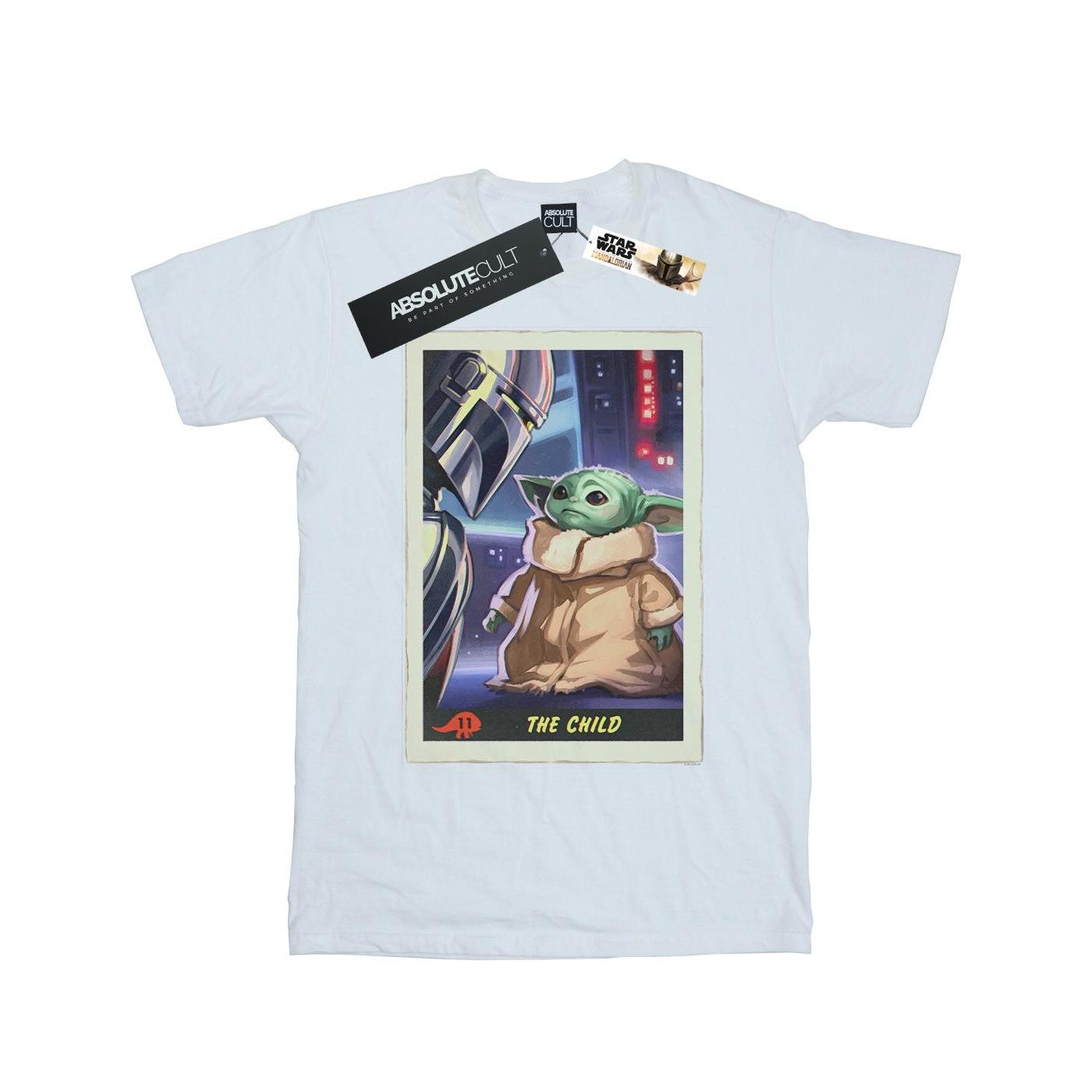 Star Wars Boys The Mandalorian The Child Card T-Shirt 5-6 Years