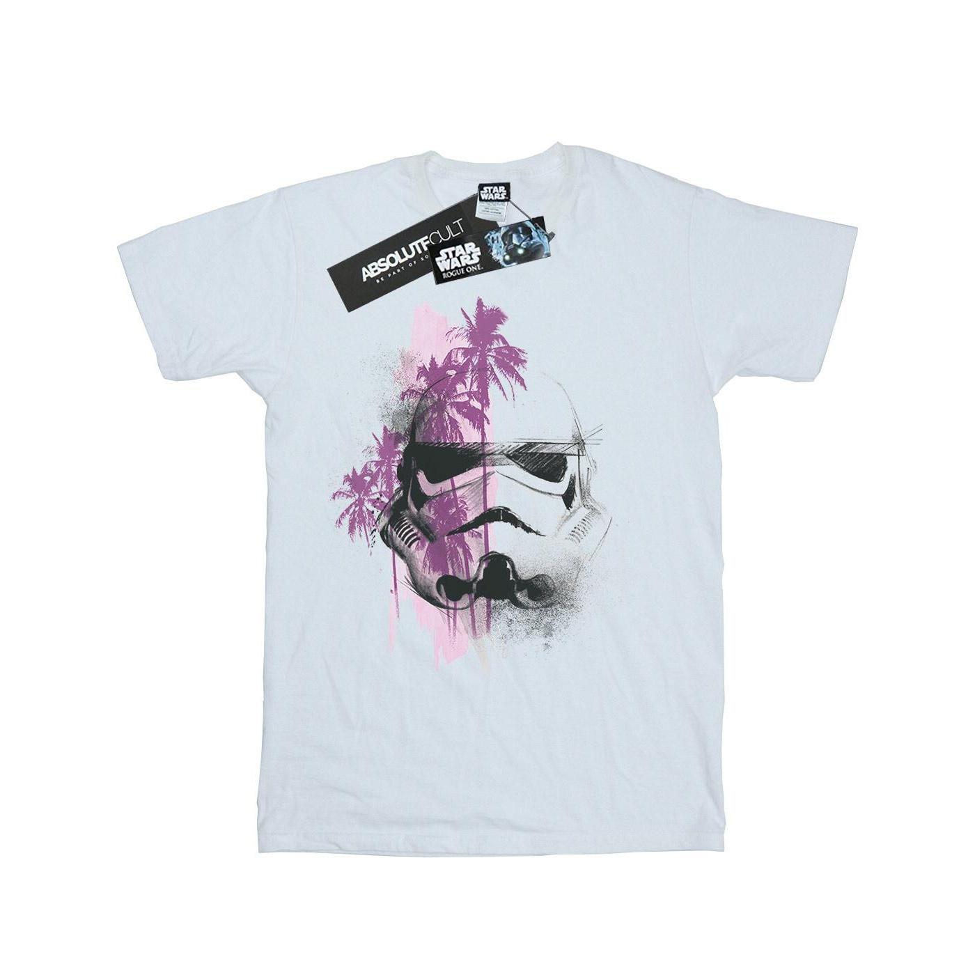 Star Wars jongens Rogue One Stormtrooper palmbomen T-shirt 7-8 Years