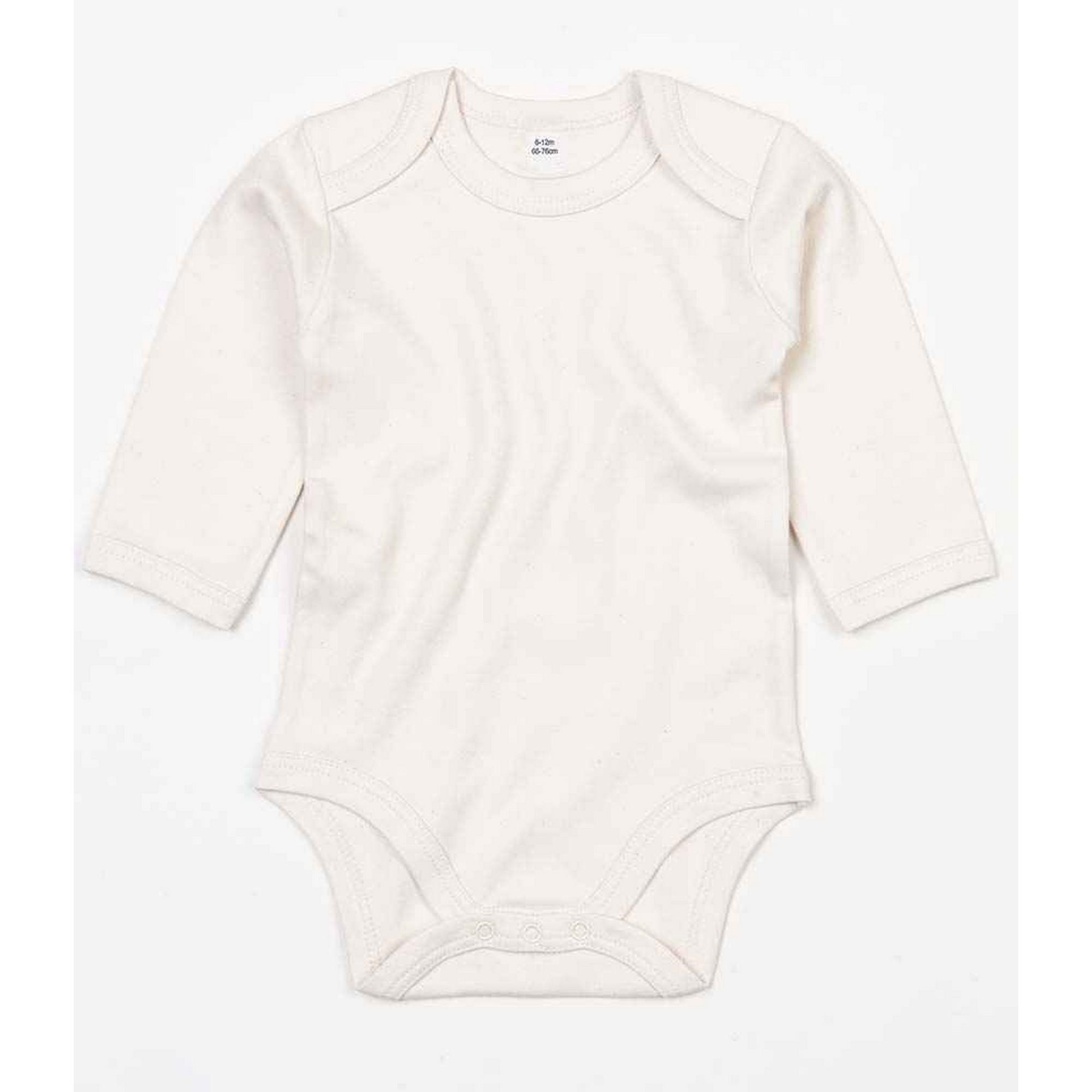 Babybugz biologische babybody met lange mouwen 6-12