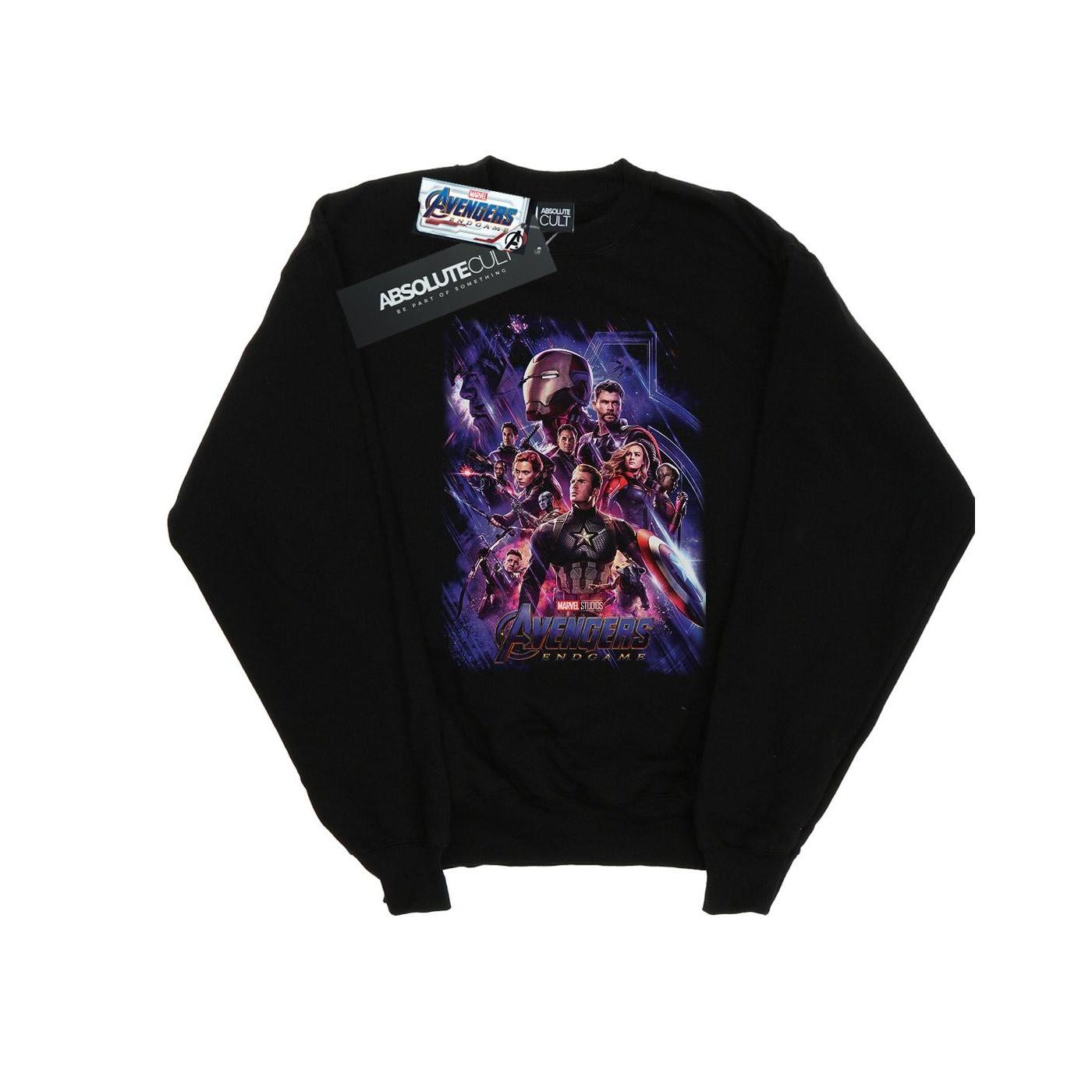 Marvel Girls Avengers Endgame filmposter sweatshirt 3-4 Years