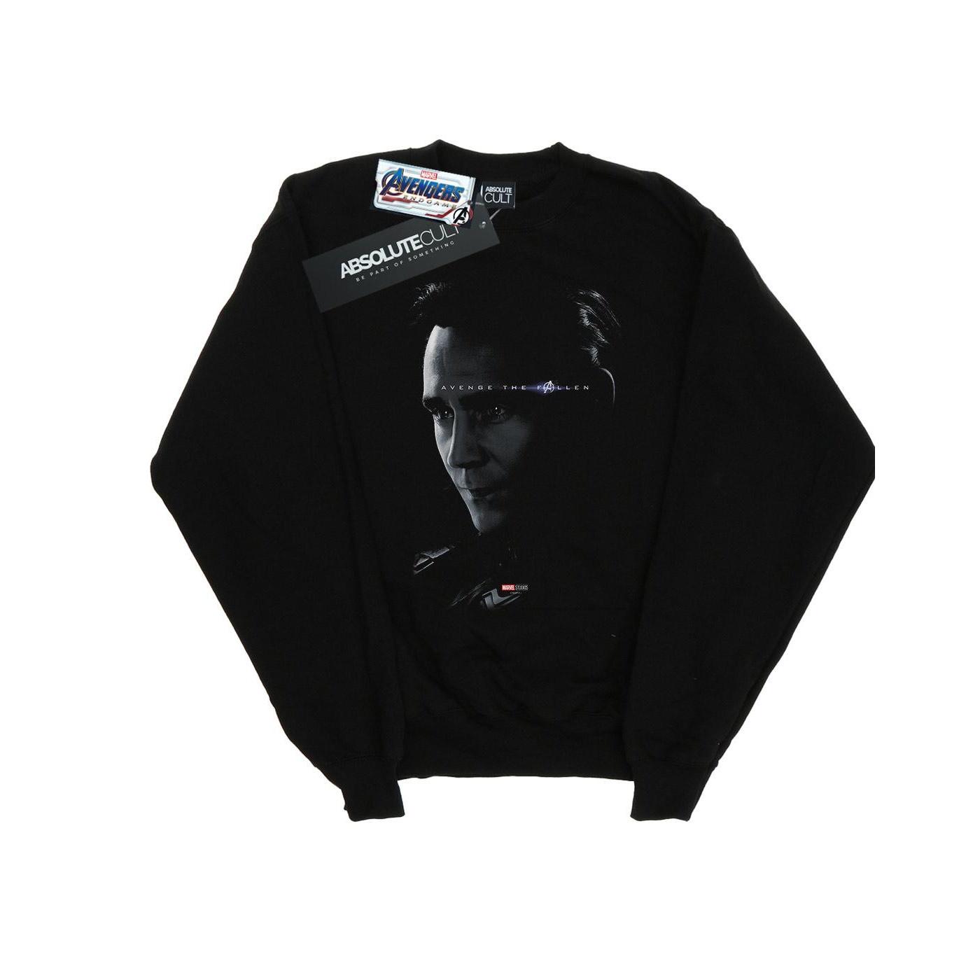 Marvel Girls Avengers Endgame Avenge The Fallen Loki Sweatshirt 3-4 Years