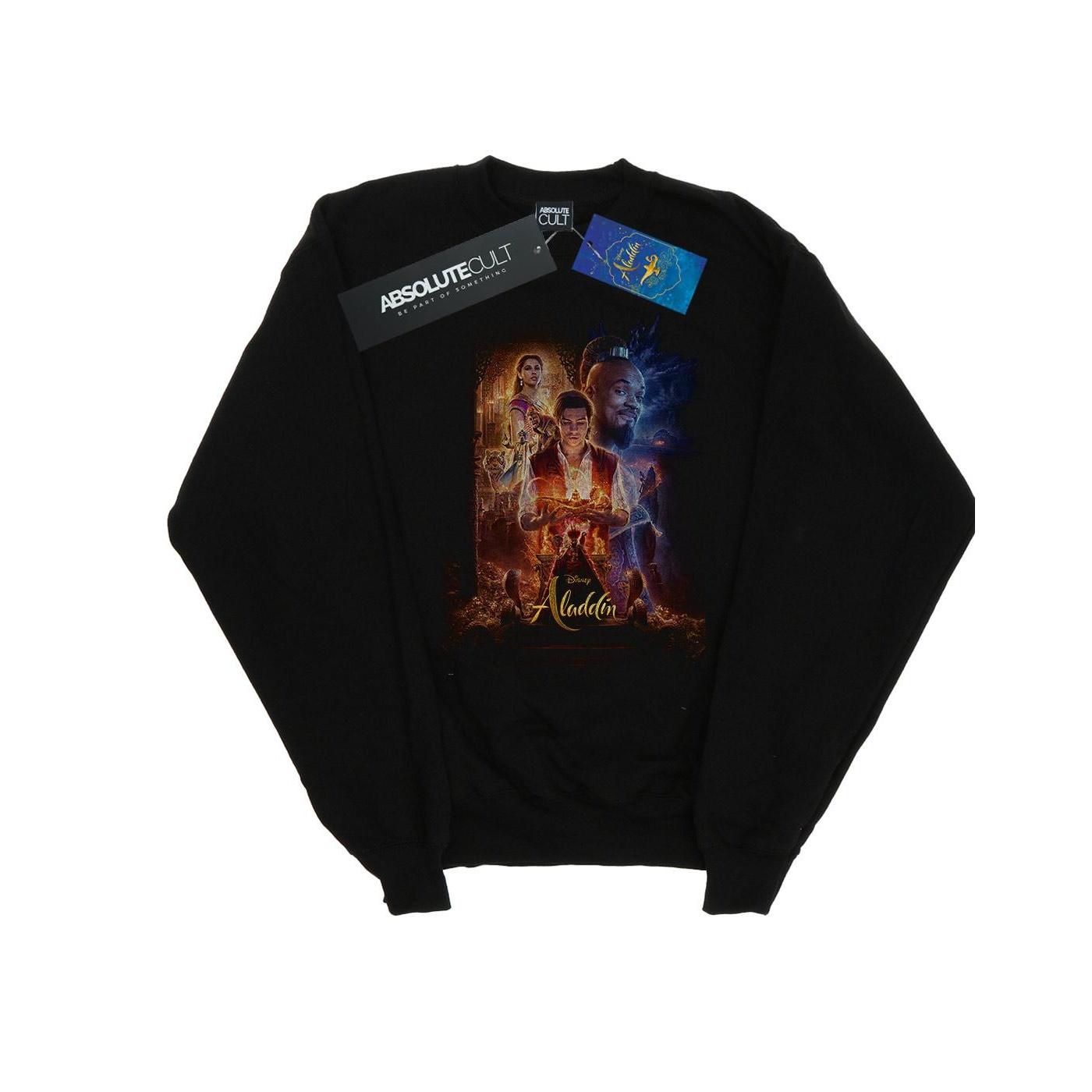 Disney Girls Aladdin filmposter sweatshirt 3-4 Years