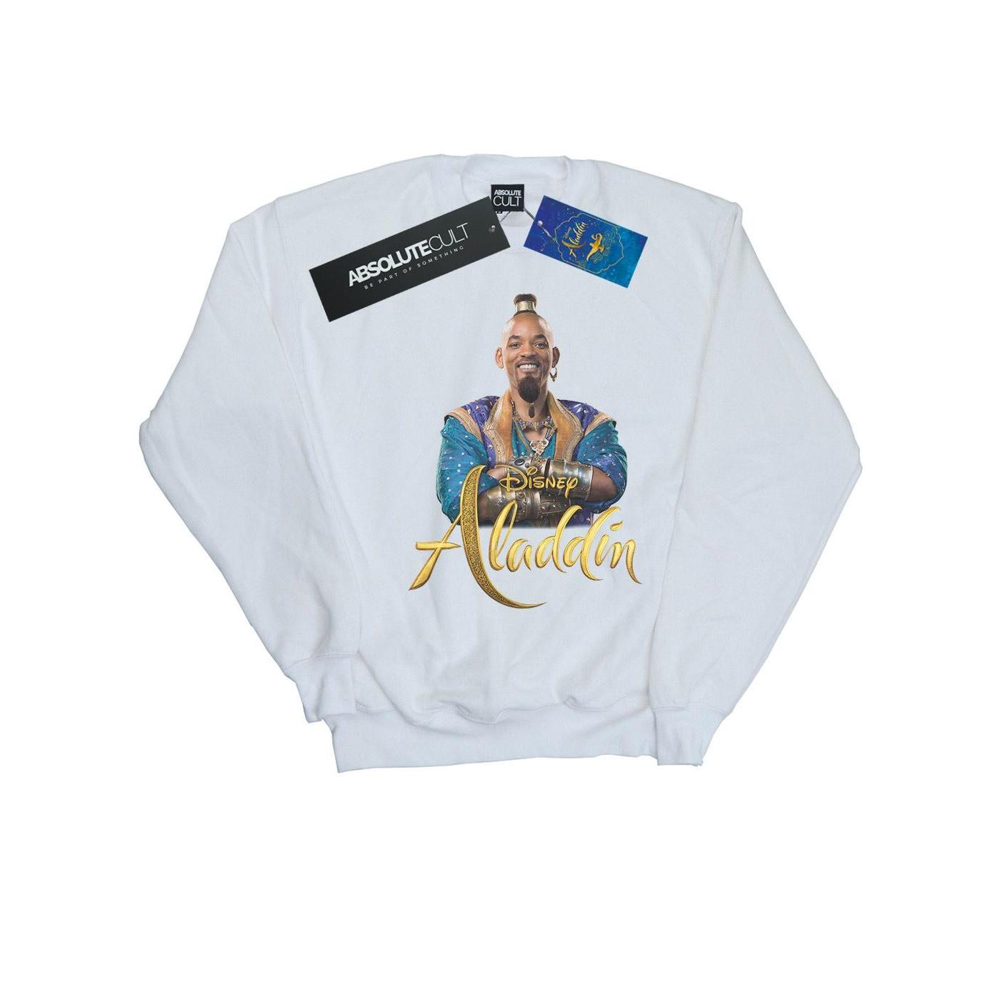 Disney Girls Aladdin Movie Genie Photo Sweatshirt 3-4 Years