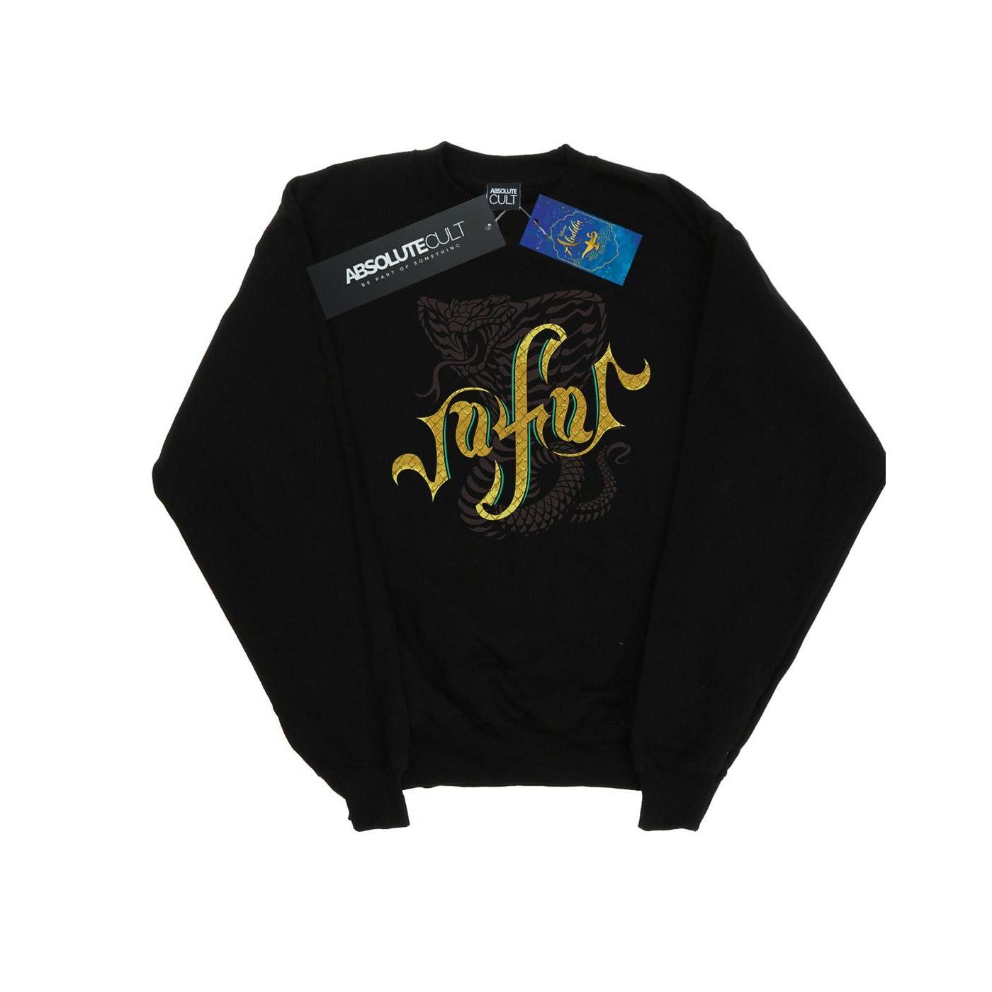 Disney Girls Aladdin Movie Jafar Snake Logo Sweatshirt 3-4 Years