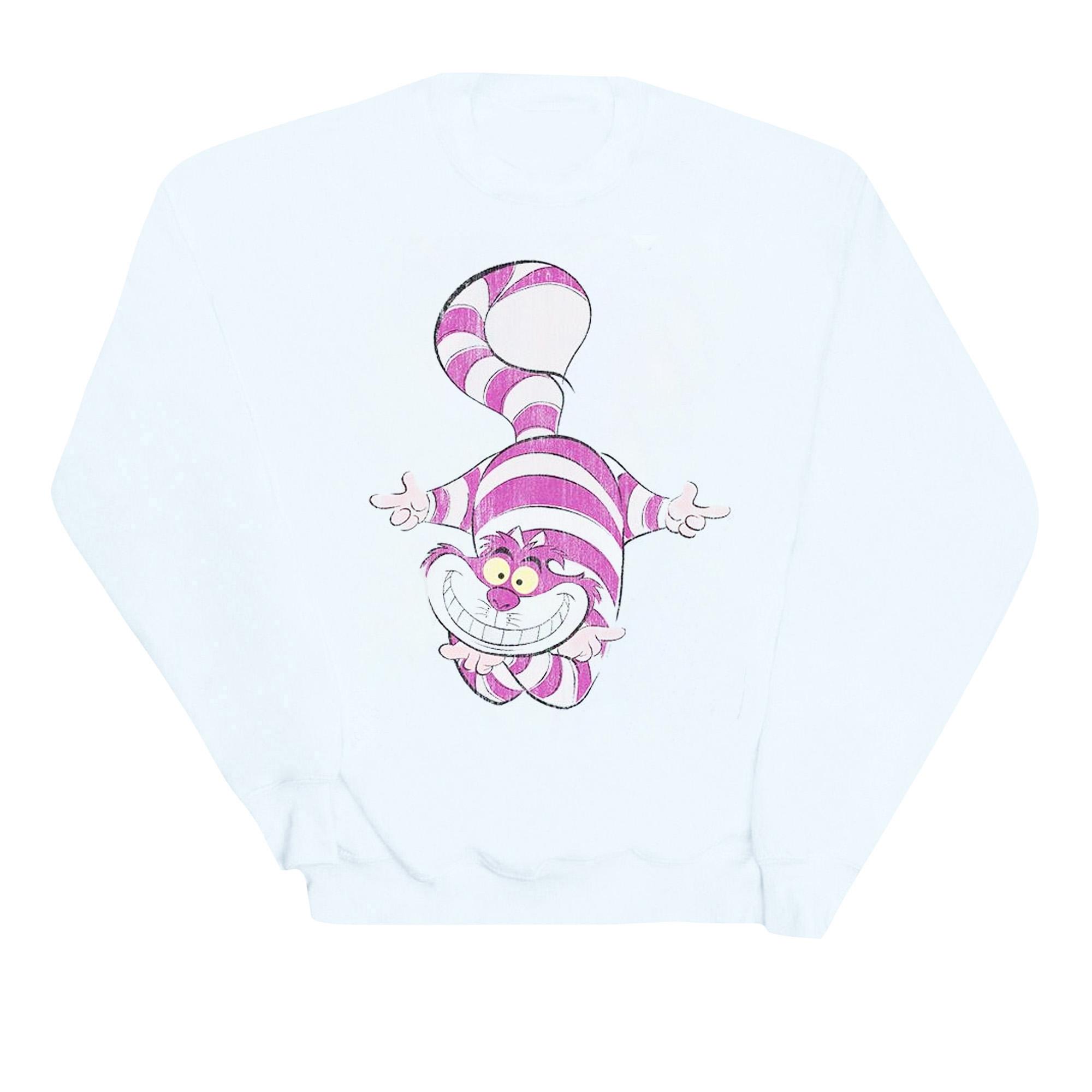 Disney meisjes Alice In Wonderland Cheshire Cat ondersteboven sweatshirt 3-4 Years