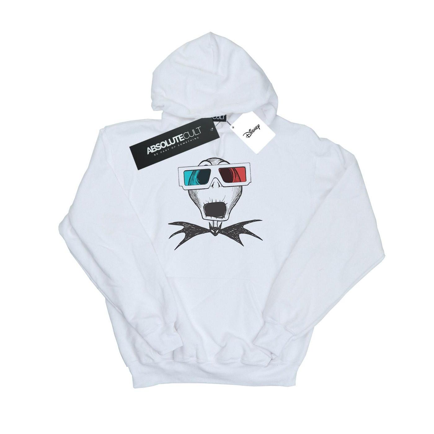 Disney Girls Nightmare Before Christmas Jack Skellington 3D-brilhoodie 3-4 Years