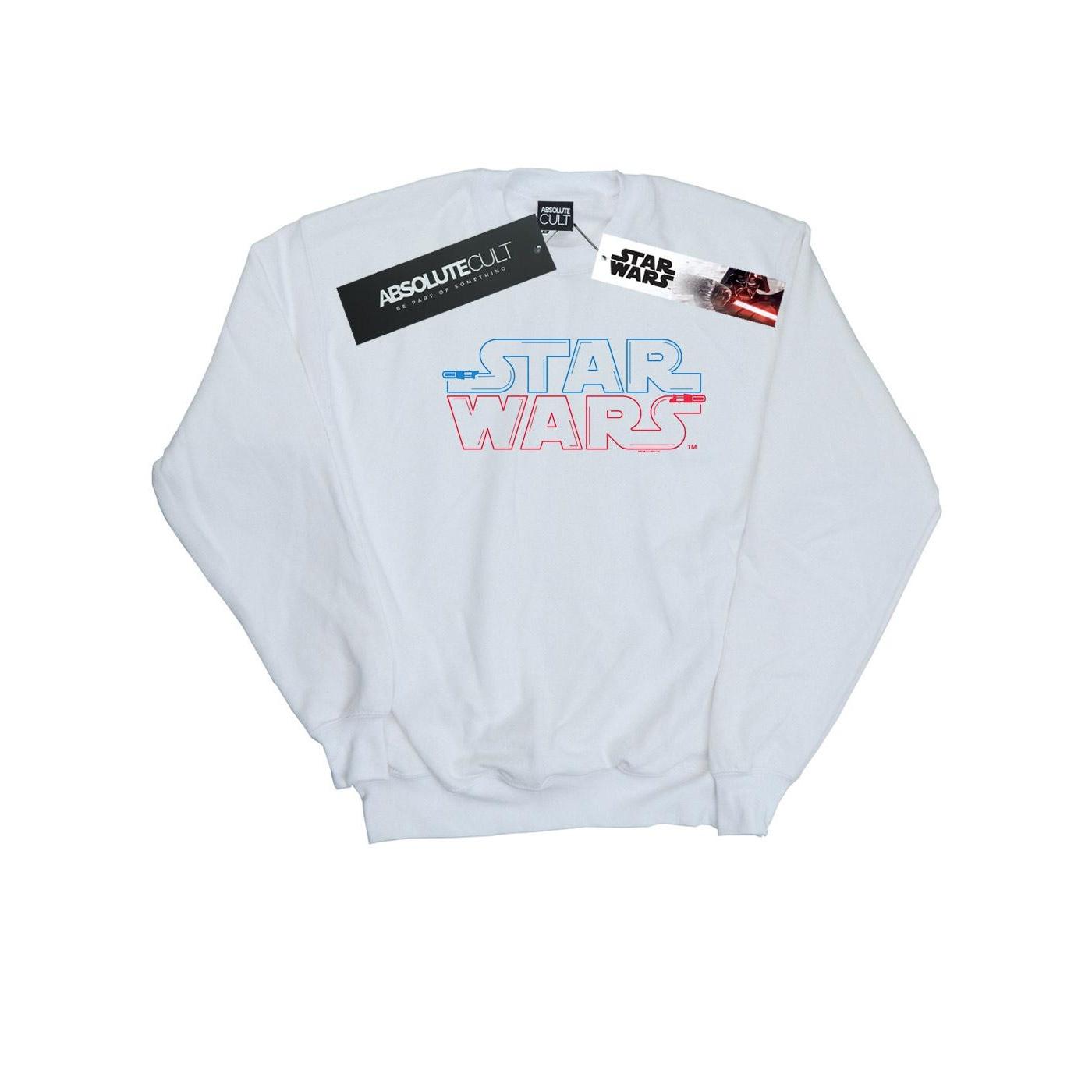 Star Wars Girls Lightsaber Logo Sweatshirt 3-4 Years