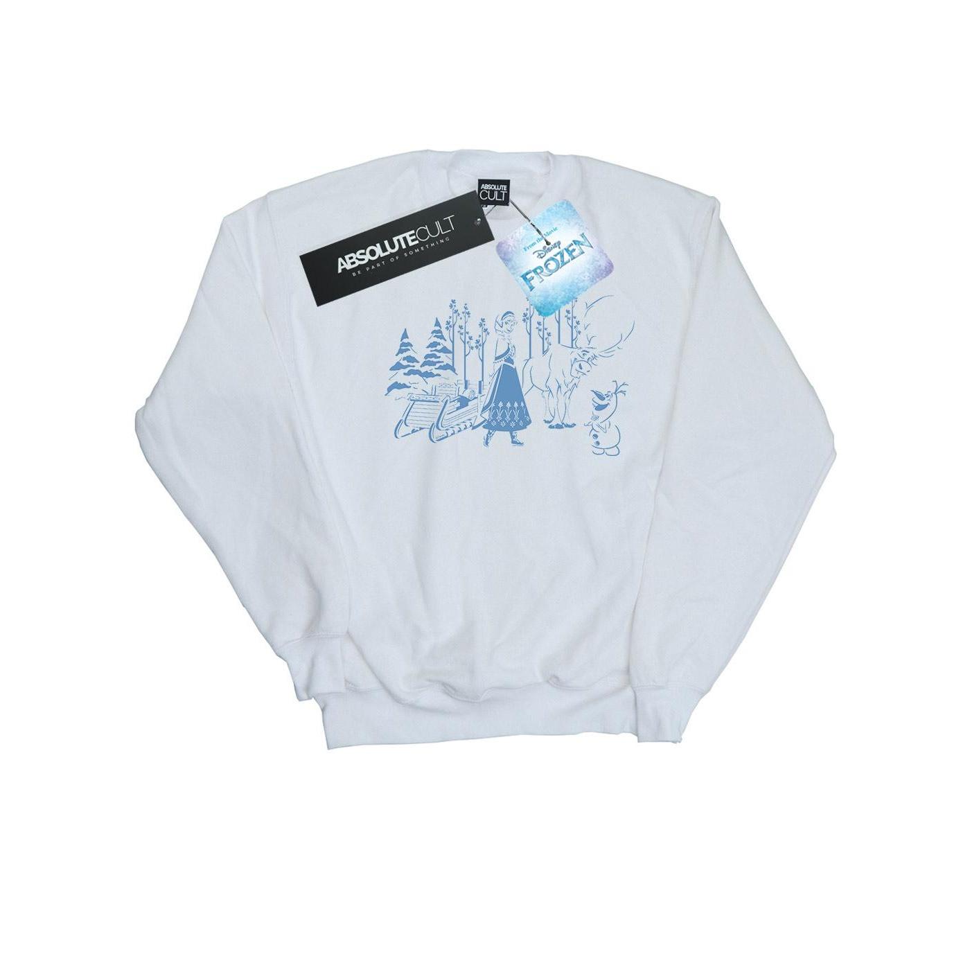 Disney Frozen Anna Sven en Olaf sweatshirt voor meisjes 3-4 Years