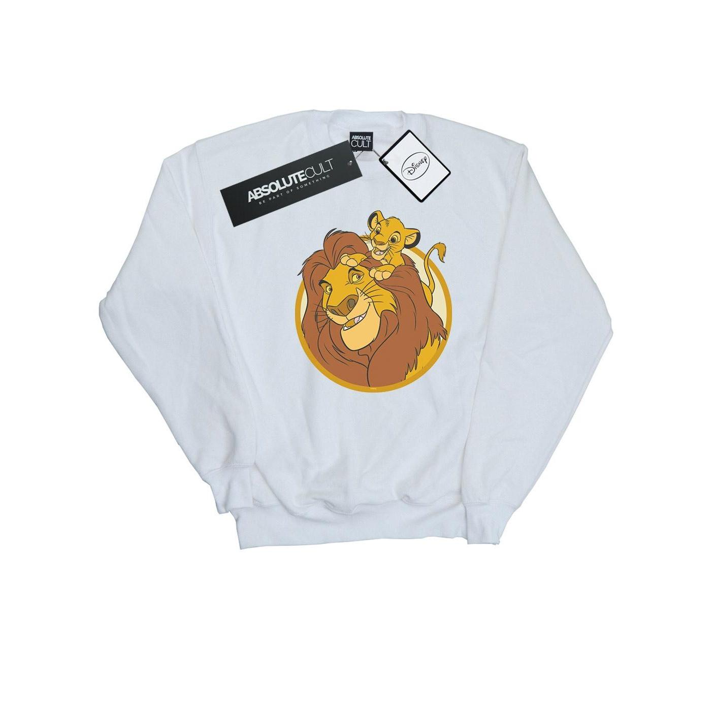 Disney Girls The Lion King Mufasa en Simba Sweatshirt 3-4 Years