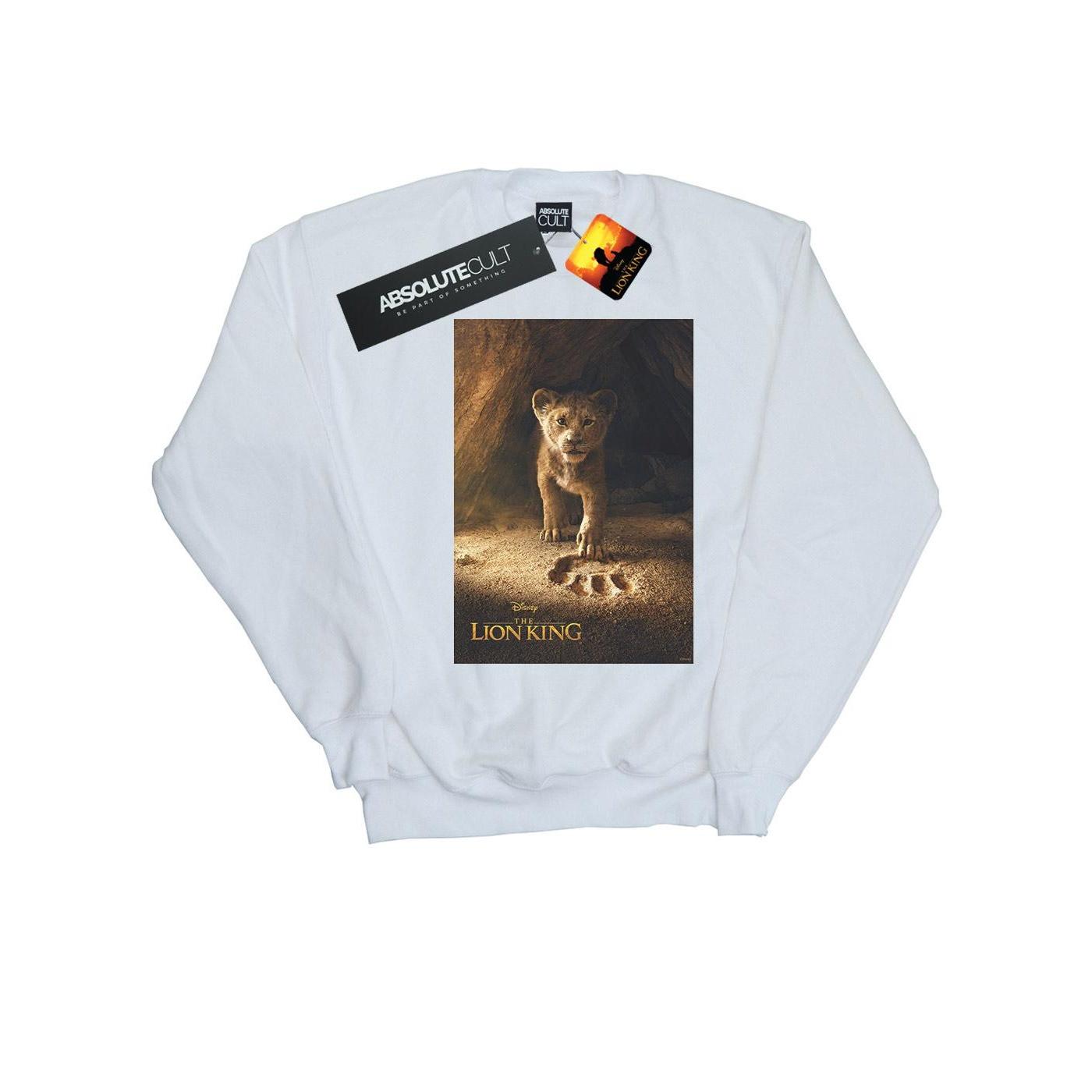 Disney Girls The Lion King Movie Simba Poster Sweatshirt 3-4 Years