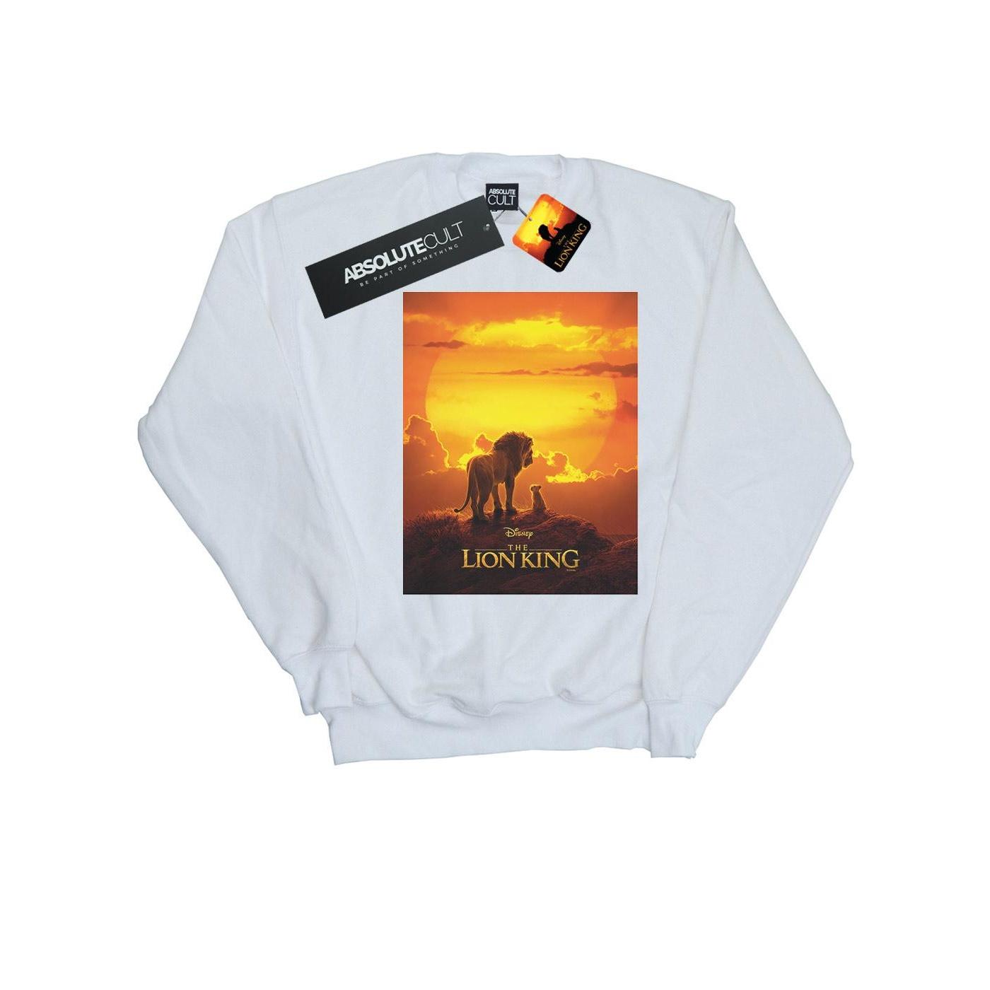 Disney Girls The Lion King Movie Sunset Poster Sweatshirt 3-4 Years
