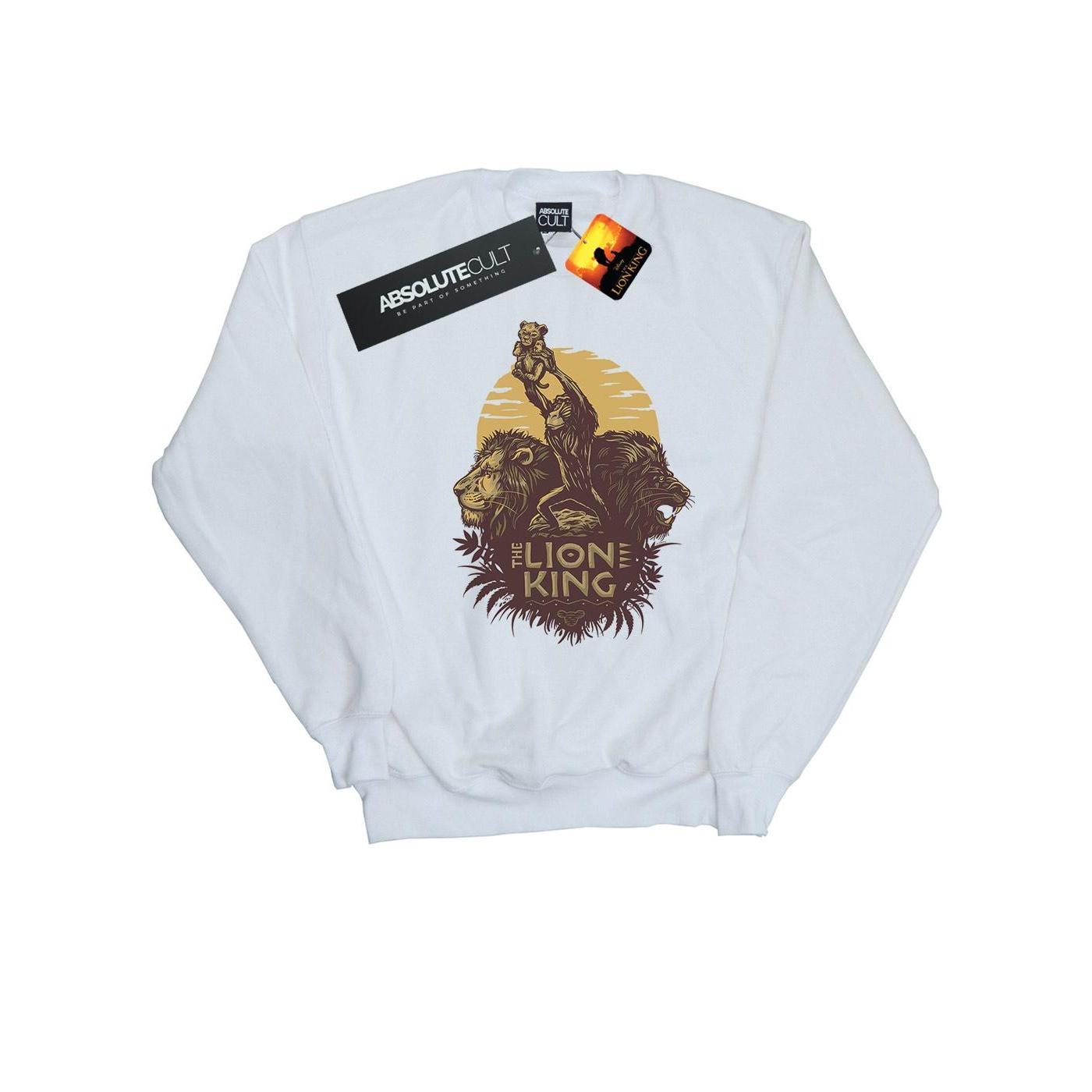 Disney Girls The Lion King Movie Sunrise Collage-sweatshirt 3-4 Years