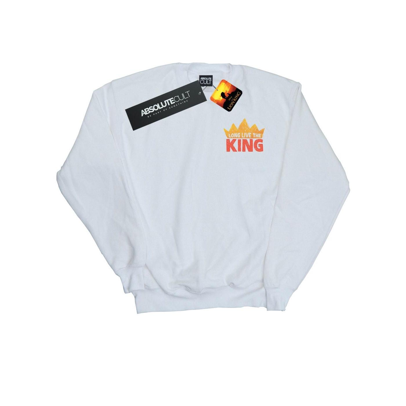 Disney Girls The Lion King Movie Long Live borstprint sweatshirt 3-4 Years