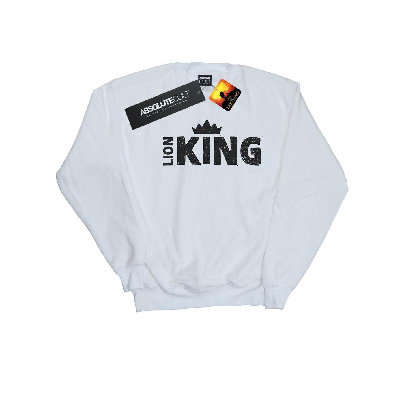 Disney Girls The Lion King Movie Crown-sweatshirt 3-4 Years