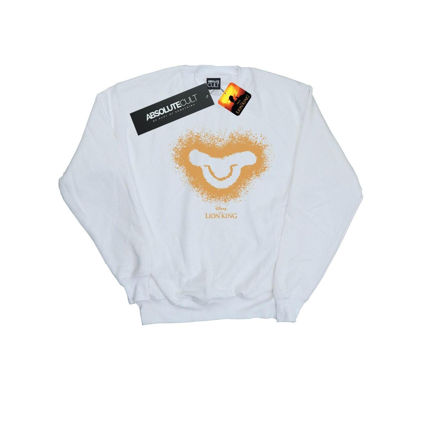 Disney Girls The Lion King Movie Simba Baby Face Sweatshirt 3-4 Years
