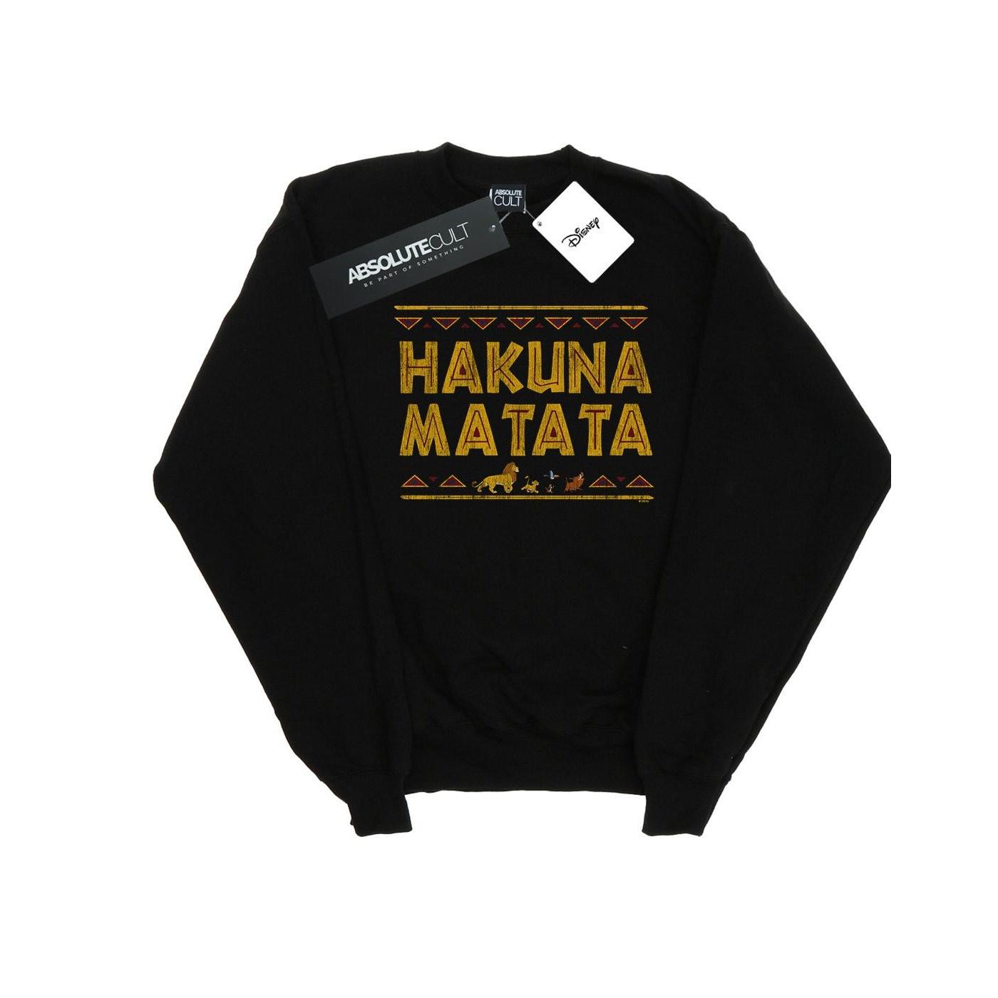 Disney Girls The Lion King Hakuna Matata-sweatshirt 3-4 Years