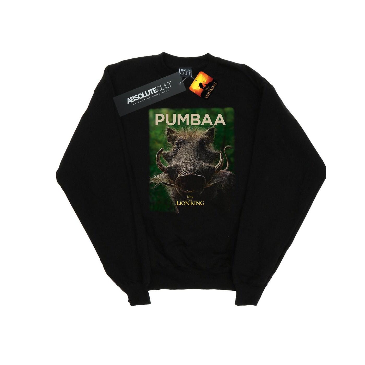 Disney Girls The Lion King Movie Pumbaa Poster Sweatshirt 3-4 Years