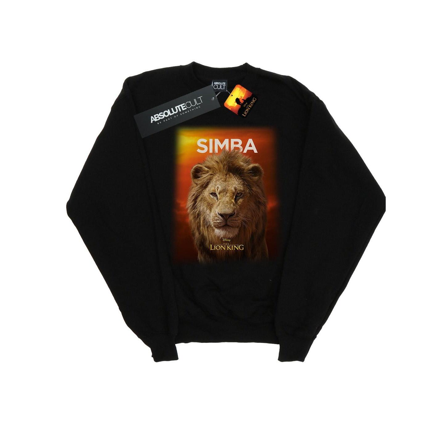 Disney Girls The Lion King Movie Volwassen Simba Poster Sweatshirt 3-4 Years