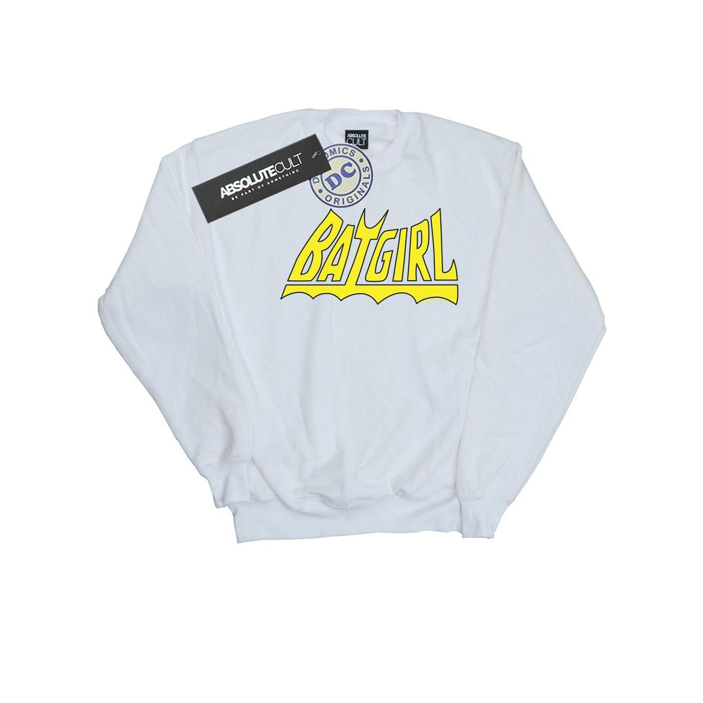 DC Comics meisjes Batgirl-logo sweatshirt 3-4 Years