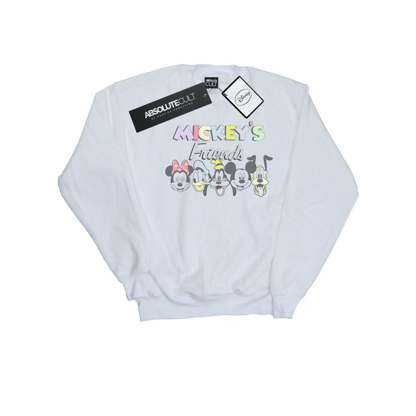 Disney Girls Mickey Mouse Friends Faded Nostalgia Sweatshirt 3-4 Years