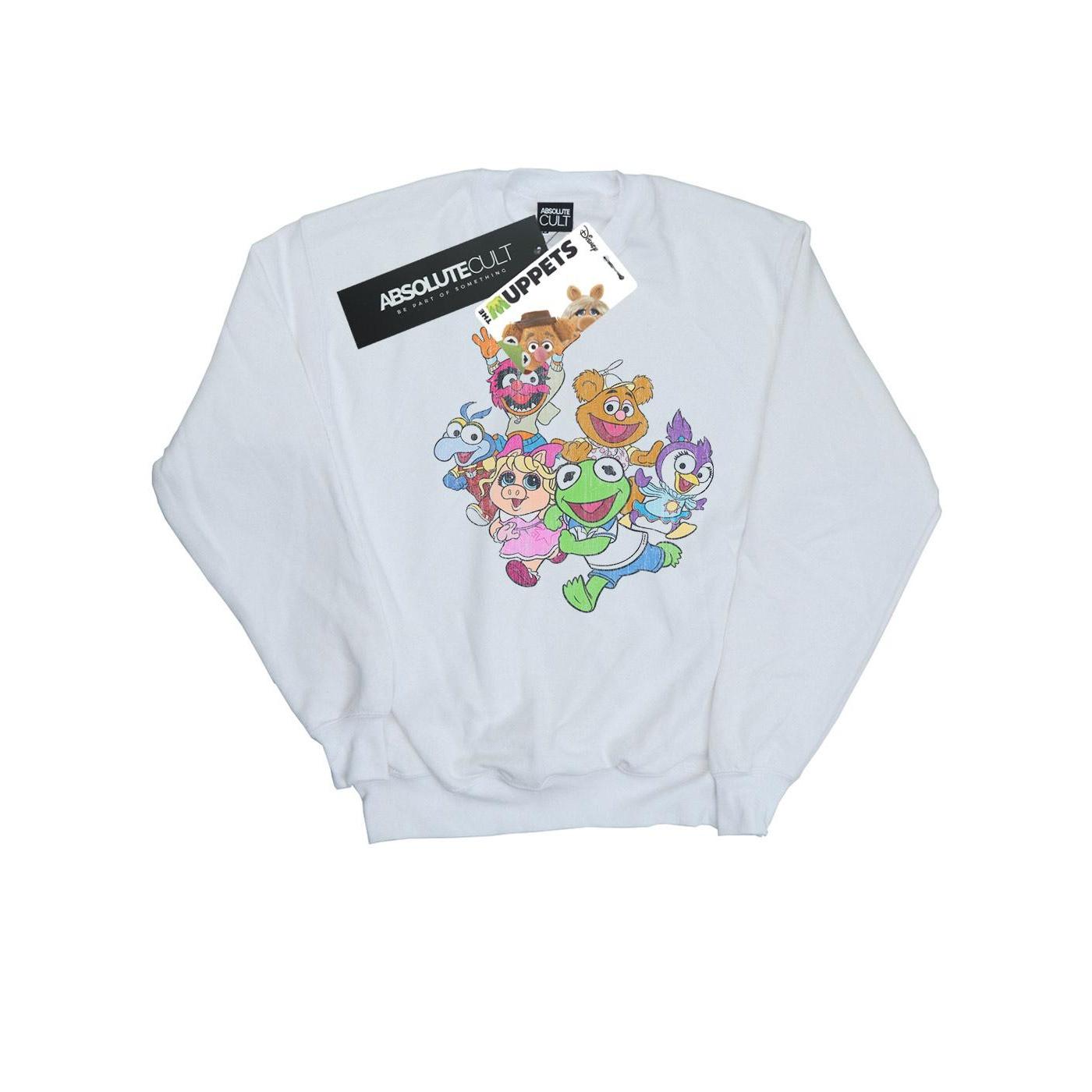 Disney Girls The Muppets Muppet Babies Colour Group Sweatshirt 3-4 Years