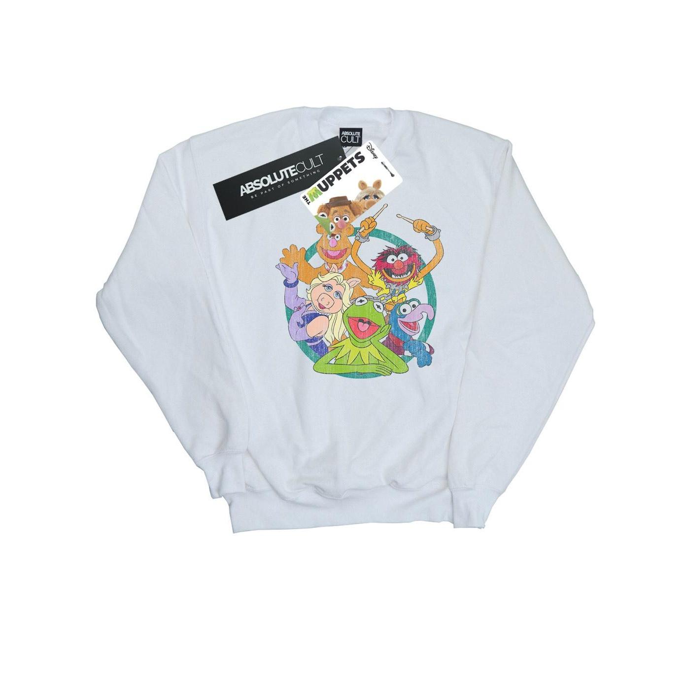 Disney Girls The Muppets Group Circle-sweatshirt 3-4 Years