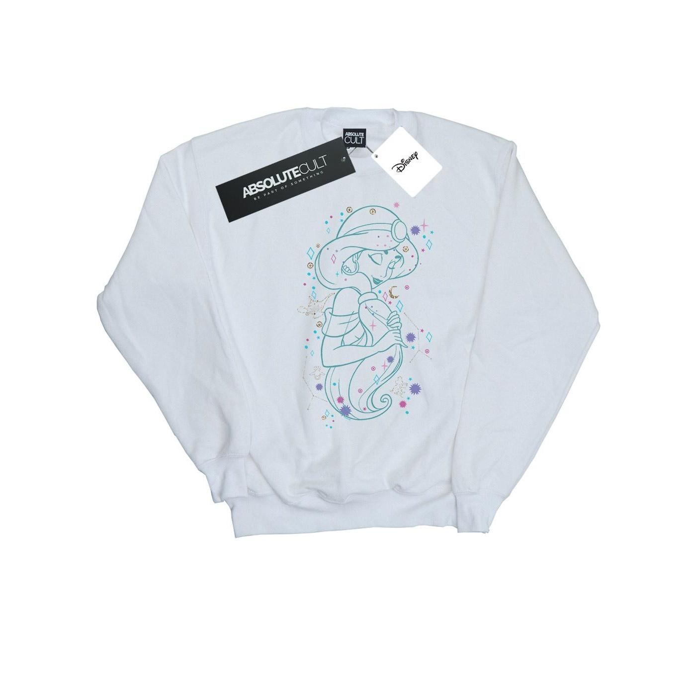 Disney Girls Aladdin prinses Jasmine geschreven in de sterren Sweatshirt 3-4 Years