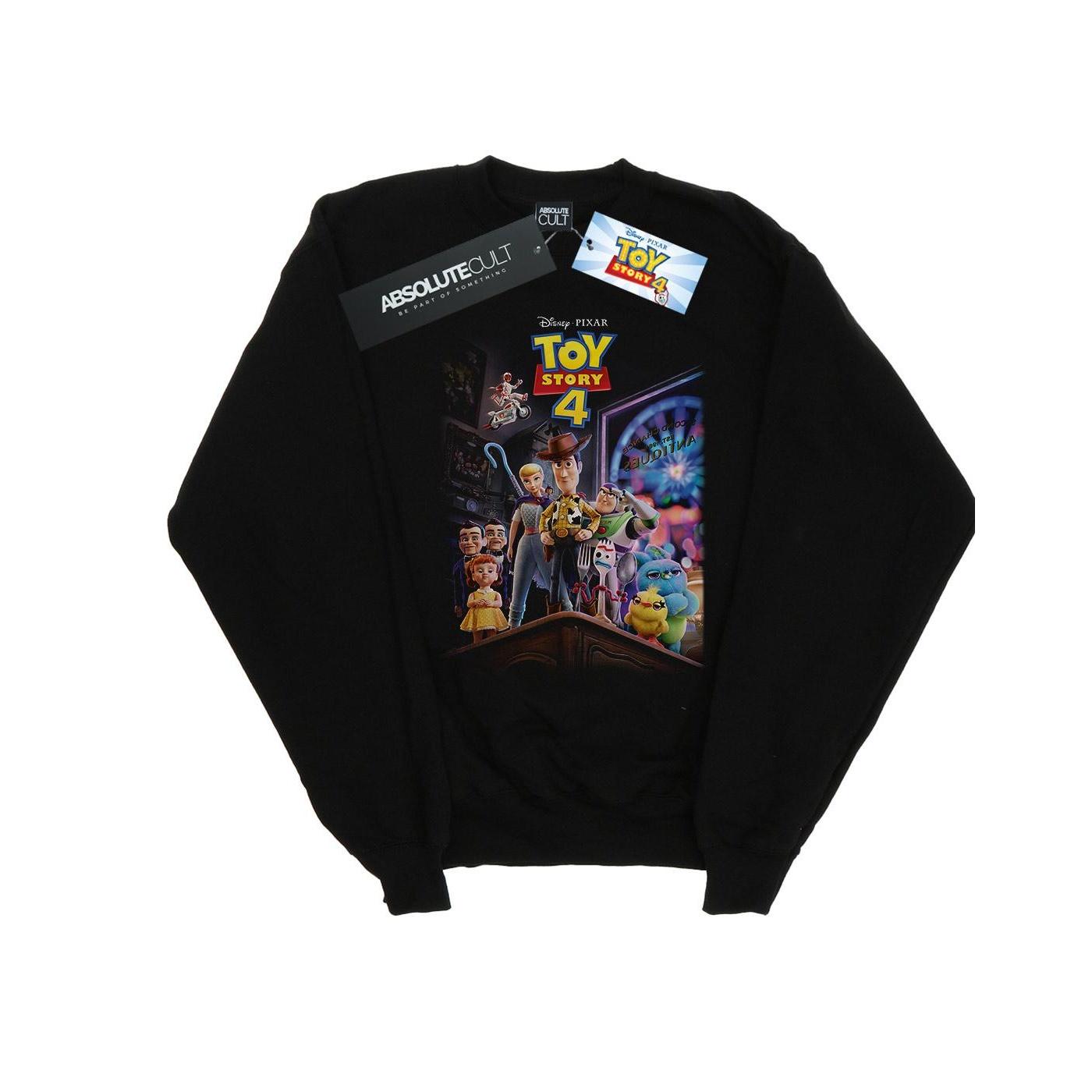 Disney Girls Toy Story 4 Crew Poster-sweatshirt 3-4 Years