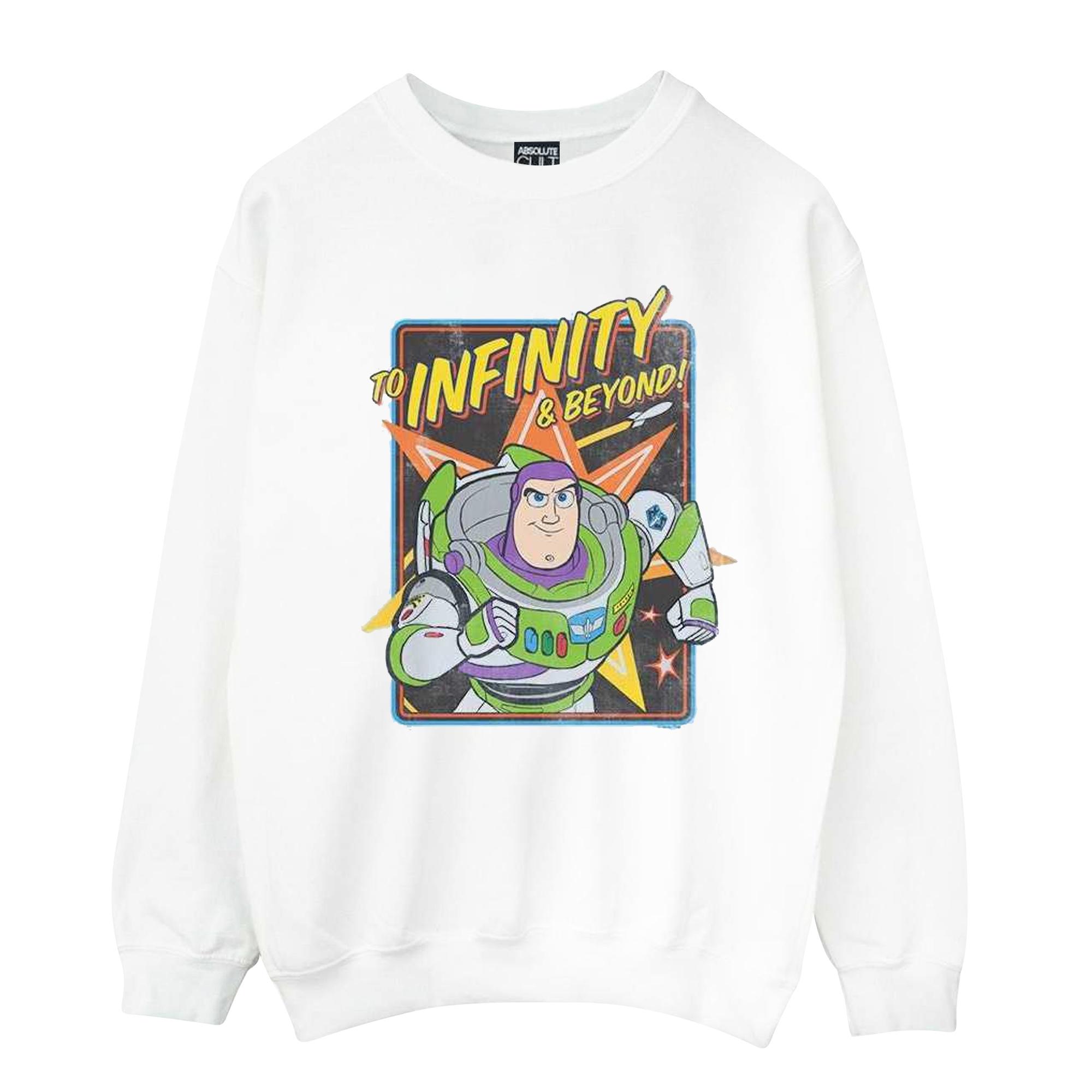 Disney Girls Toy Story 4 Buzz to Infinity-sweatshirt 3-4 Years
