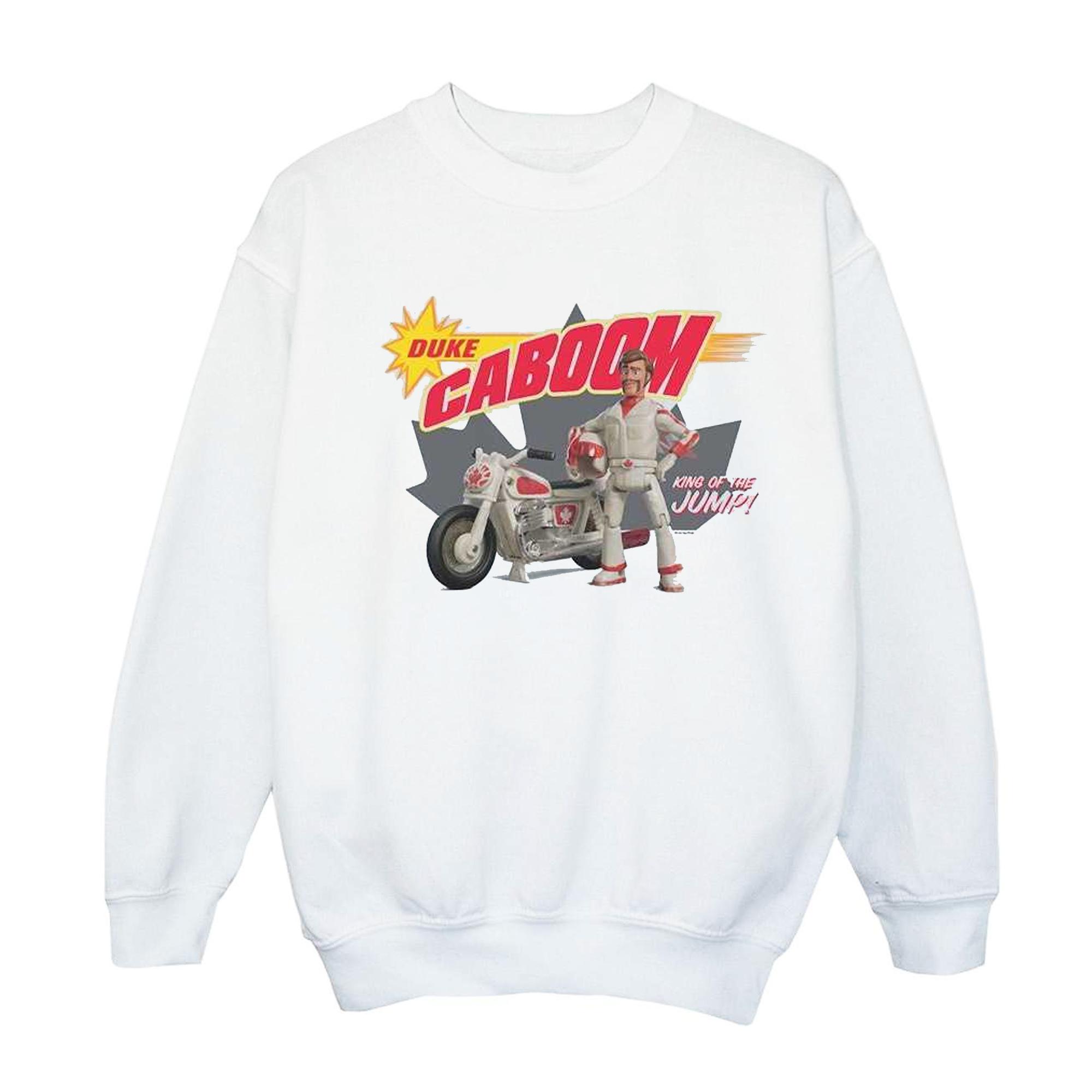 Disney Girls Toy Story 4 Duke Caboom, koning van de sprong, sweatshirt 3-4 Years